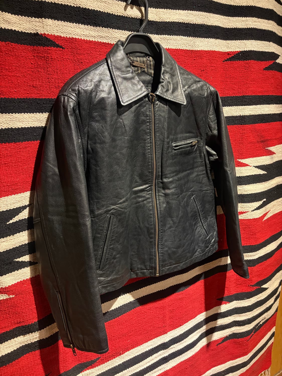 Real sheep leather work jacket /가죽 워크 자켓 상품이미지2