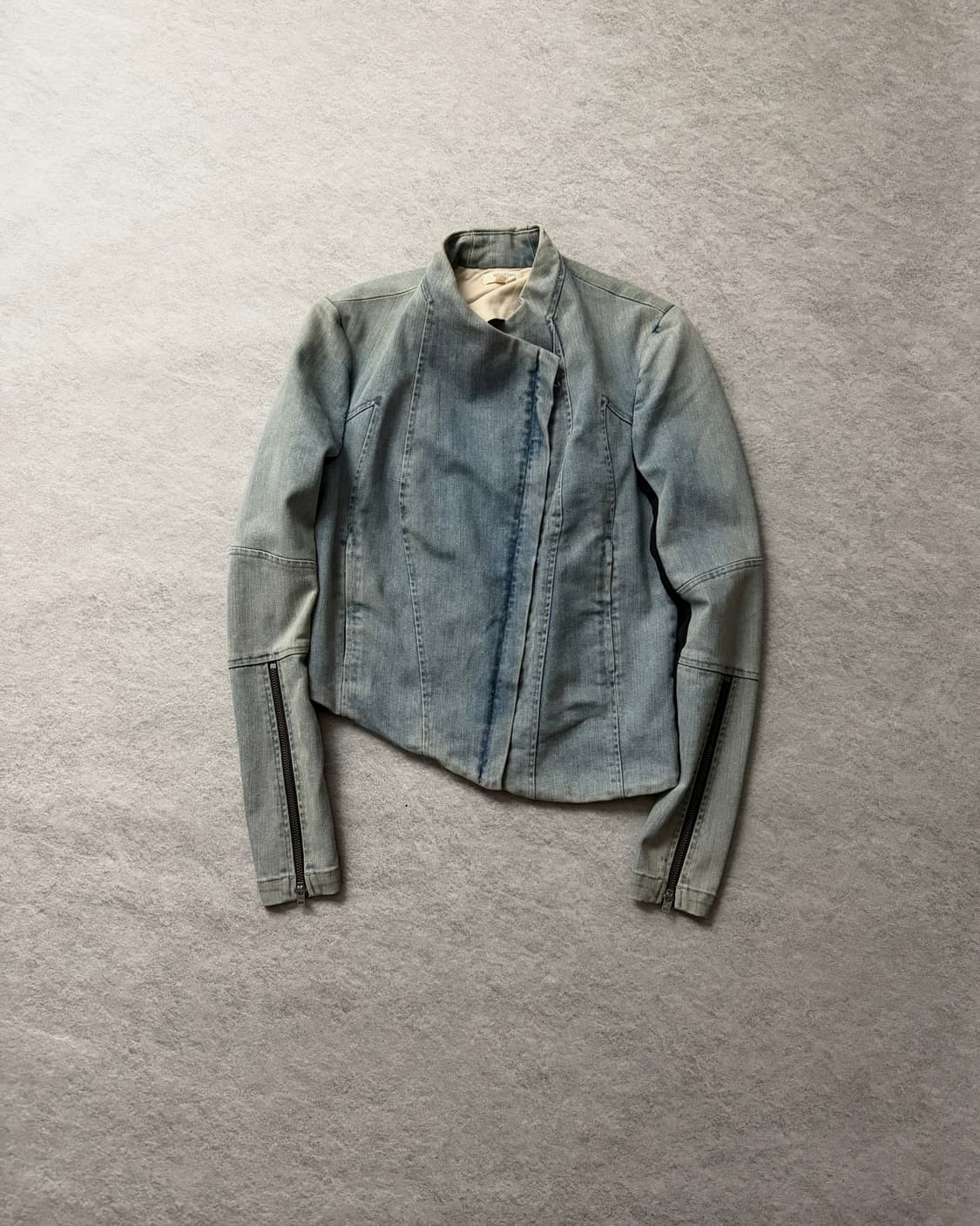 헬무트랭 비대칭 데님라이더자켓  상품이미지1