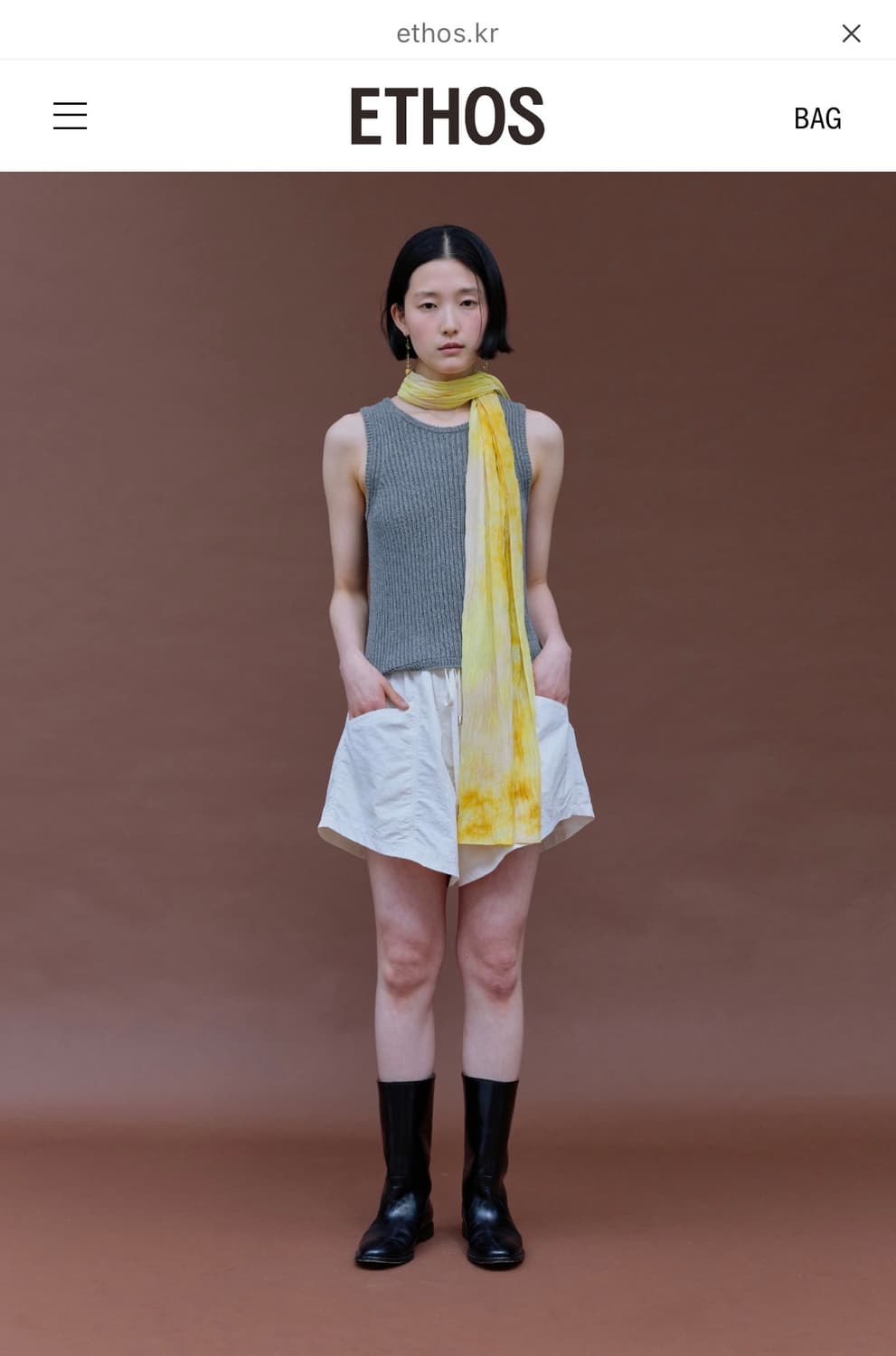 에토스 CALI KNIT SLEEVELESS 상품이미지7