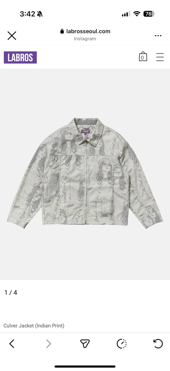 구매)라브로스 자켓 Culver Jacket (Indian Print)  상품이미지1