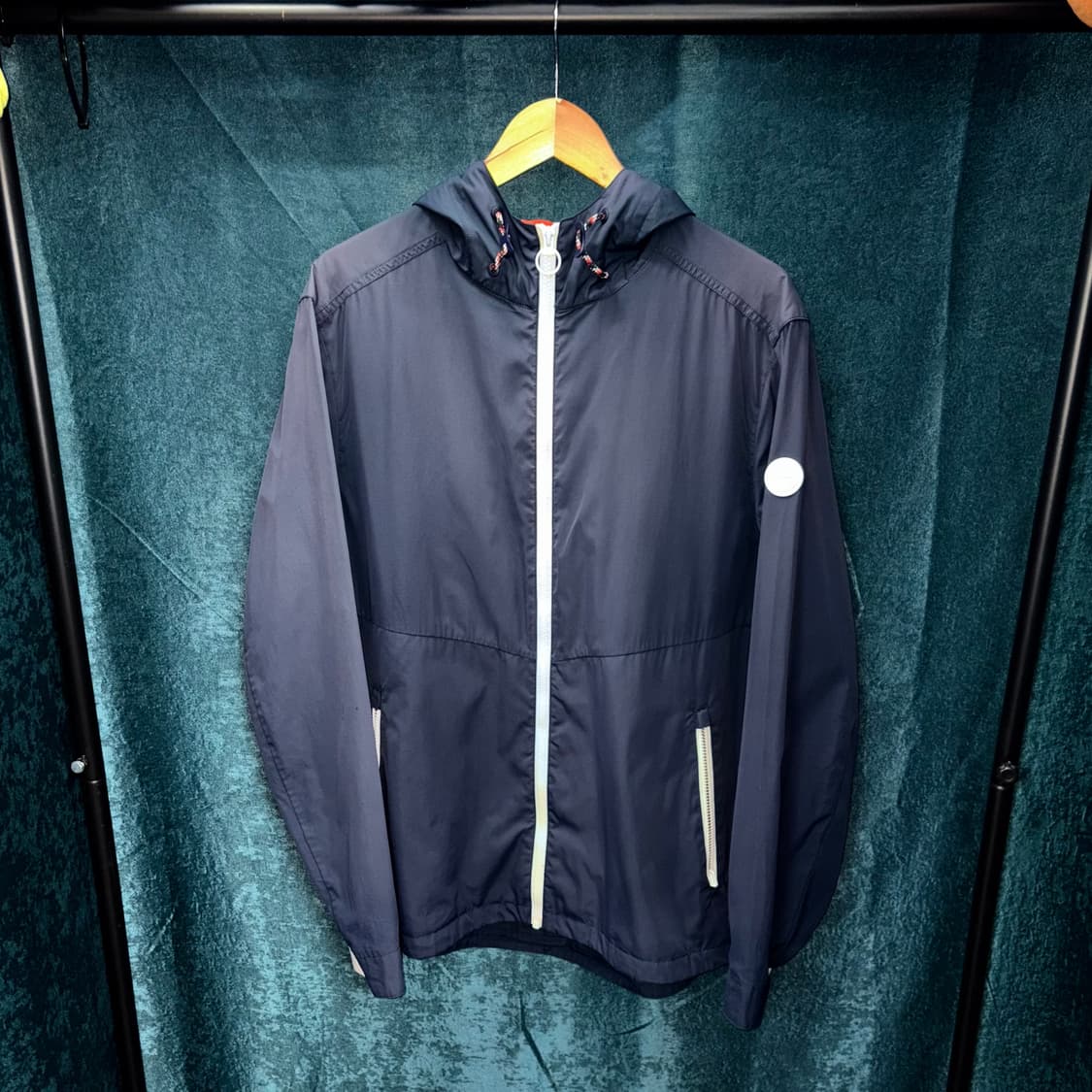 (XL) 팀버랜드 네이비 후드 바람막이 자켓 상품이미지1