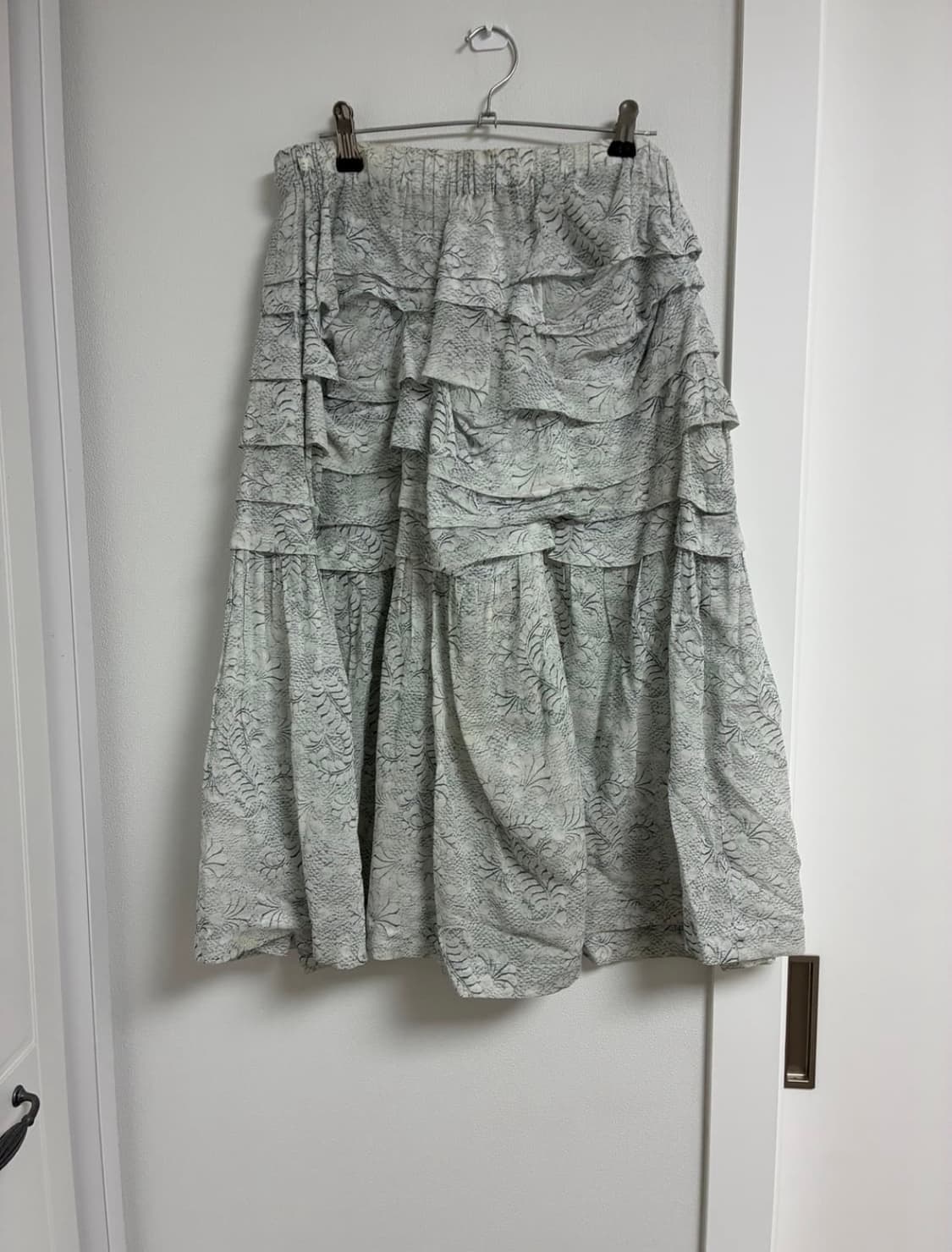 꼼데가르송 패턴 스커트 상품이미지1