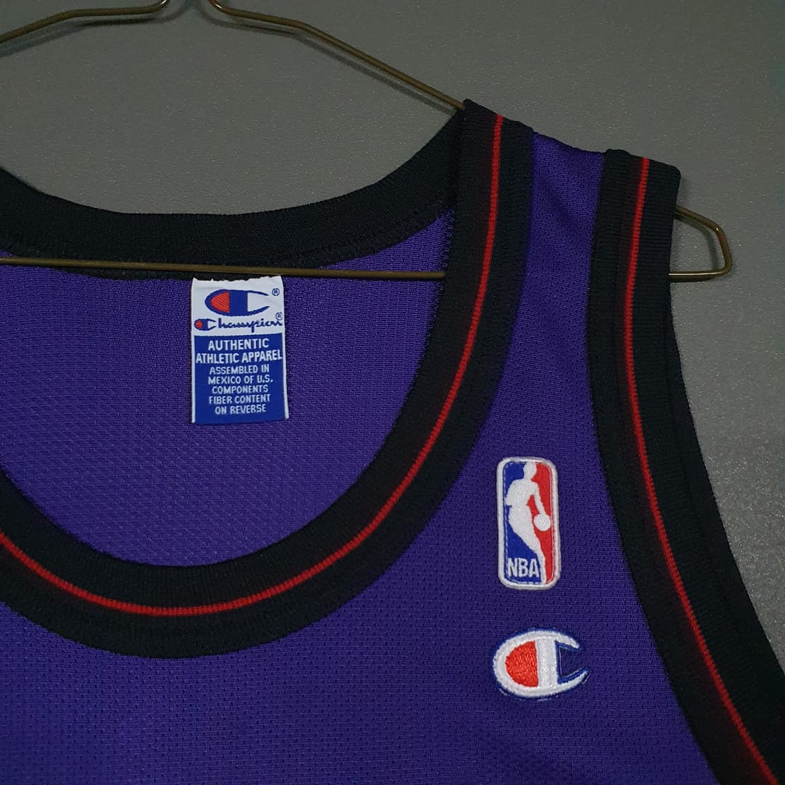 실측 L) 챔피온 NBA 토론토 랩터스 스타더마이어 홈 유니폼 농구 져지 상품이미지4