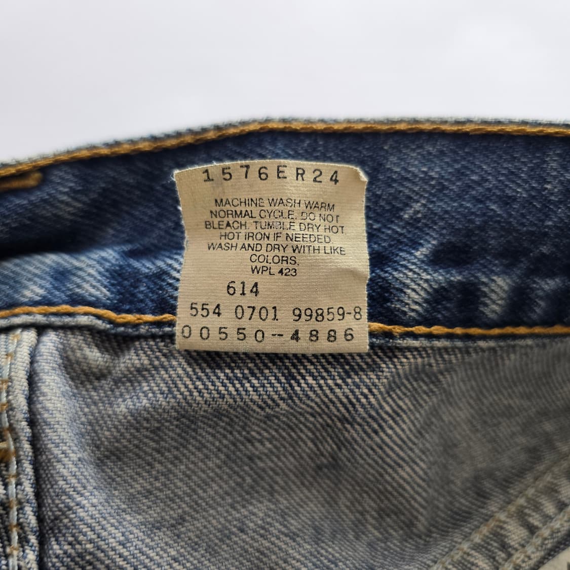 리바이스 550 미국판 테이퍼드 데님 사이즈33 R3126 상품이미지7