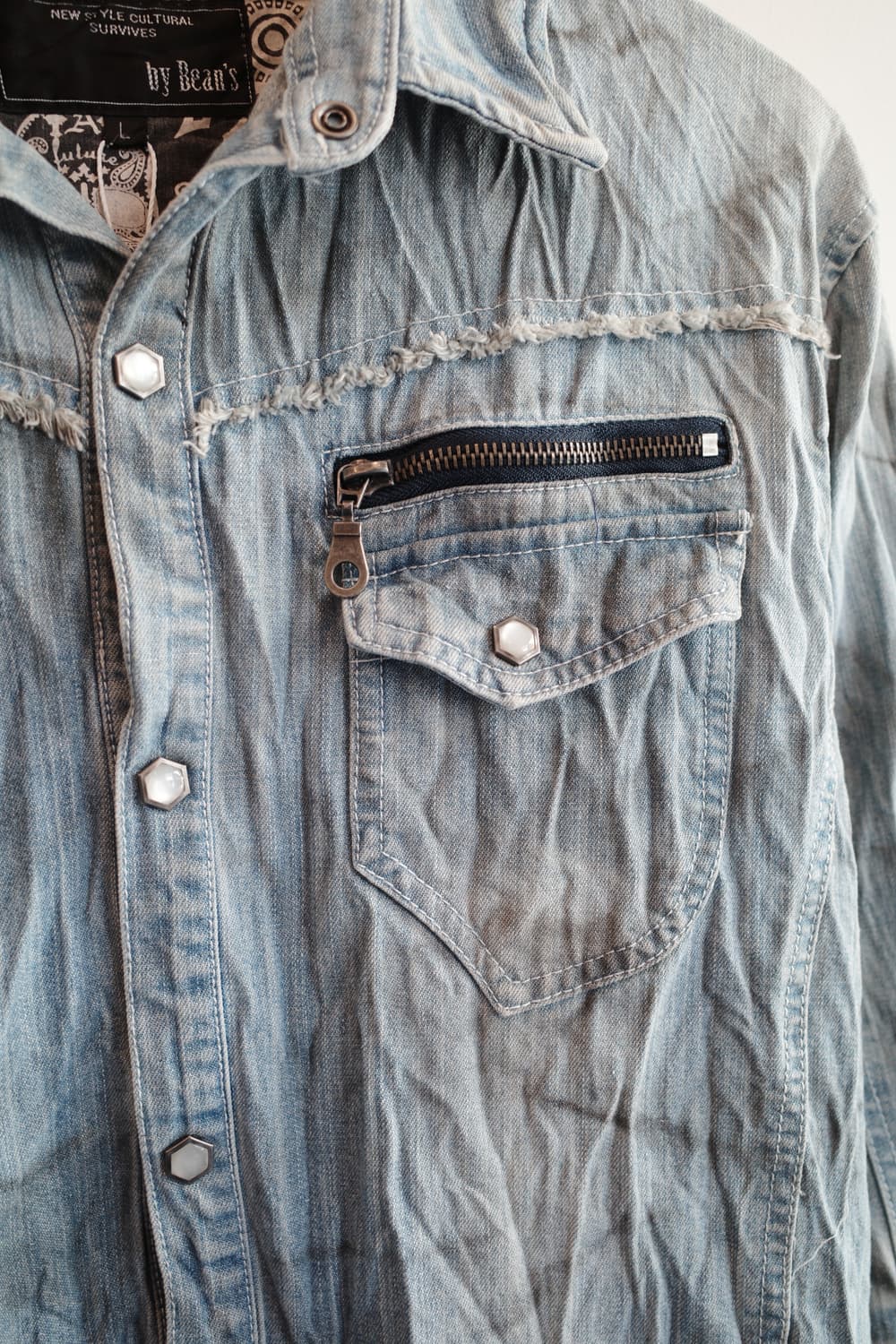 Japan brand 웨스턴 자수 셔츠  상품이미지4