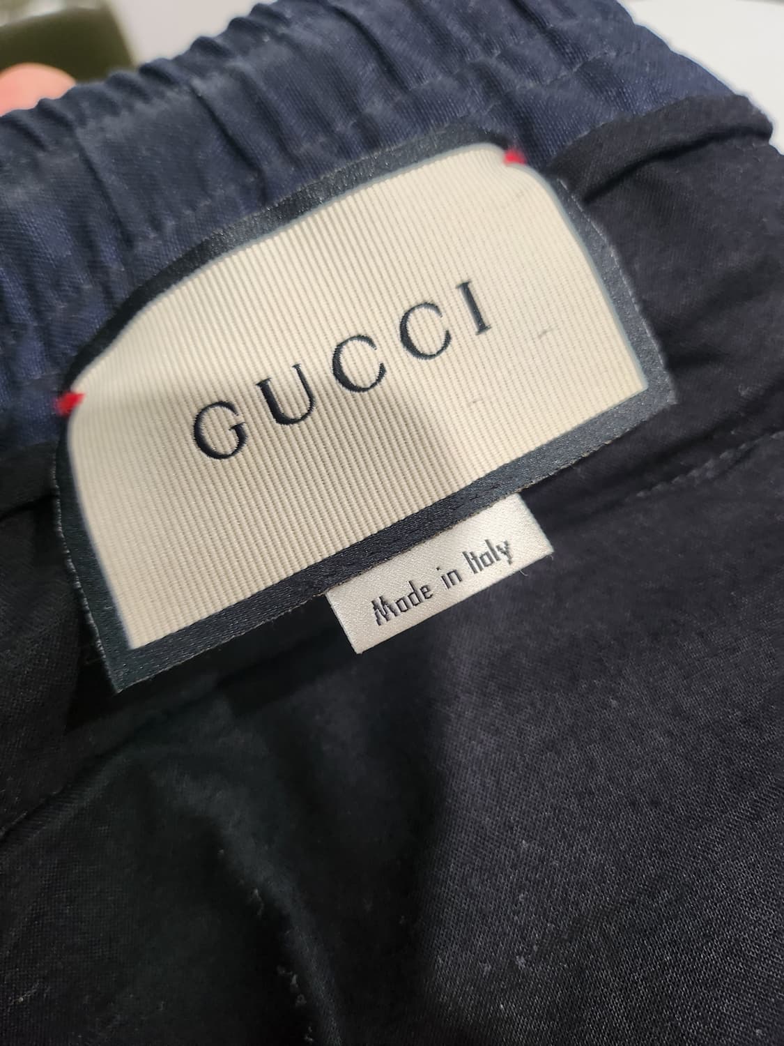 구찌 네이비 트랙 팬츠 48 국내매장판 상품이미지5