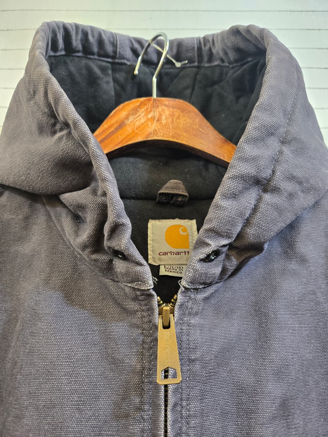 칼하트 덕 캔버스 후드 액티브 워크 자켓 상품이미지2