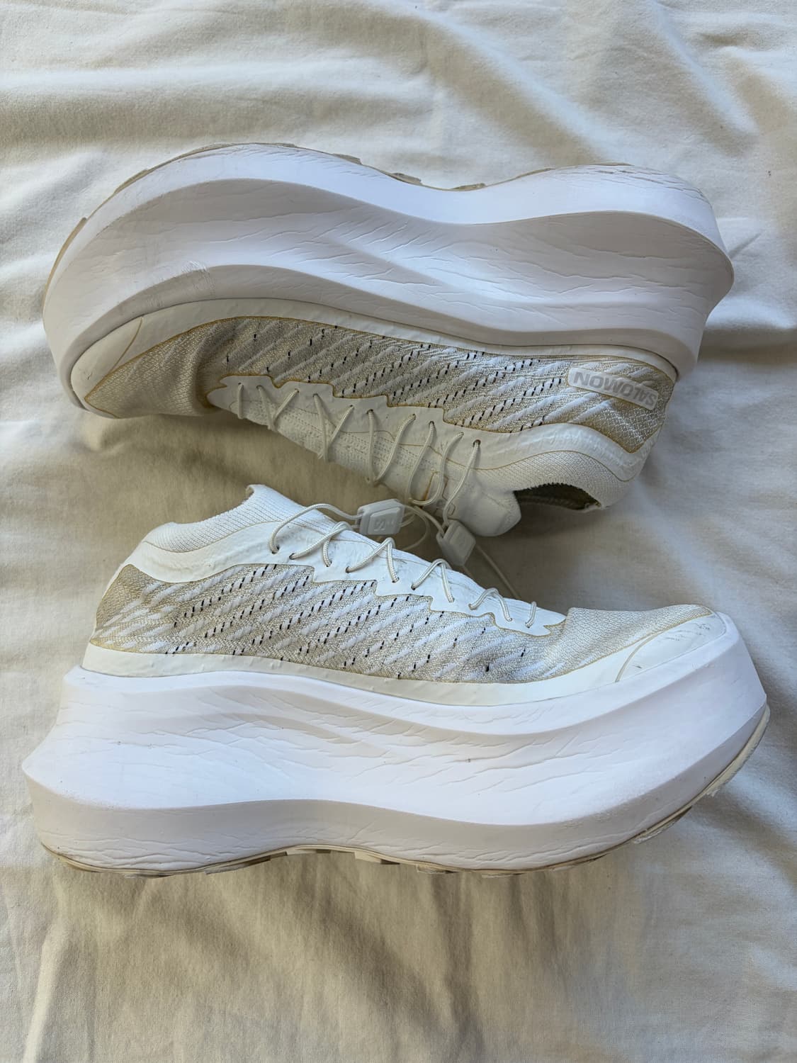 살로몬 x 꼼데가르송 옴므 펄사 플랫폼 화이트 CDG x SALOMON  상품이미지4