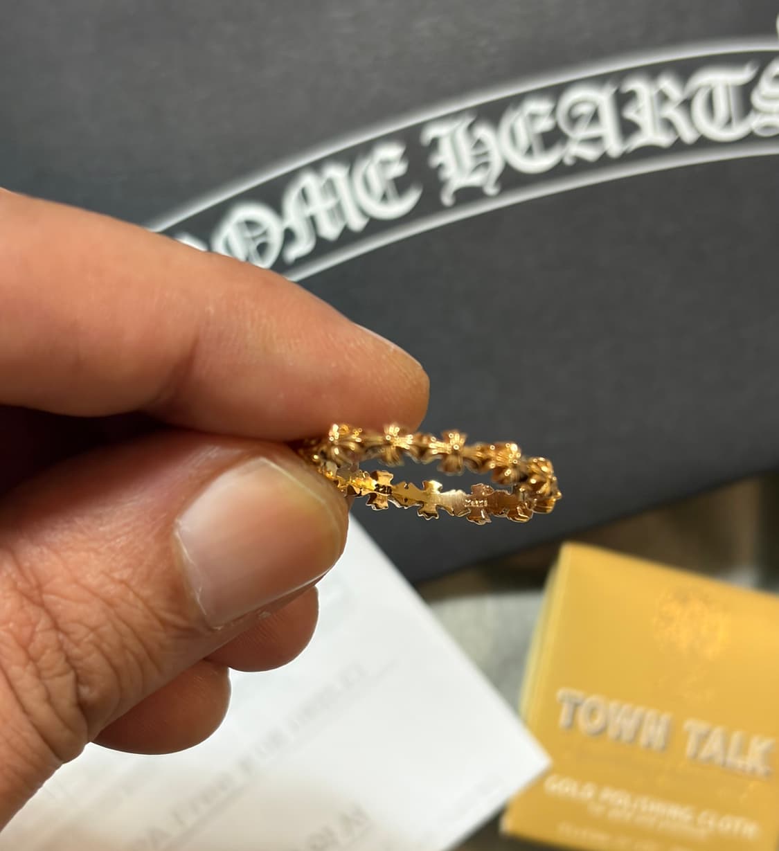 크롬하츠 22k 타이니밴드링 us9 상품이미지2