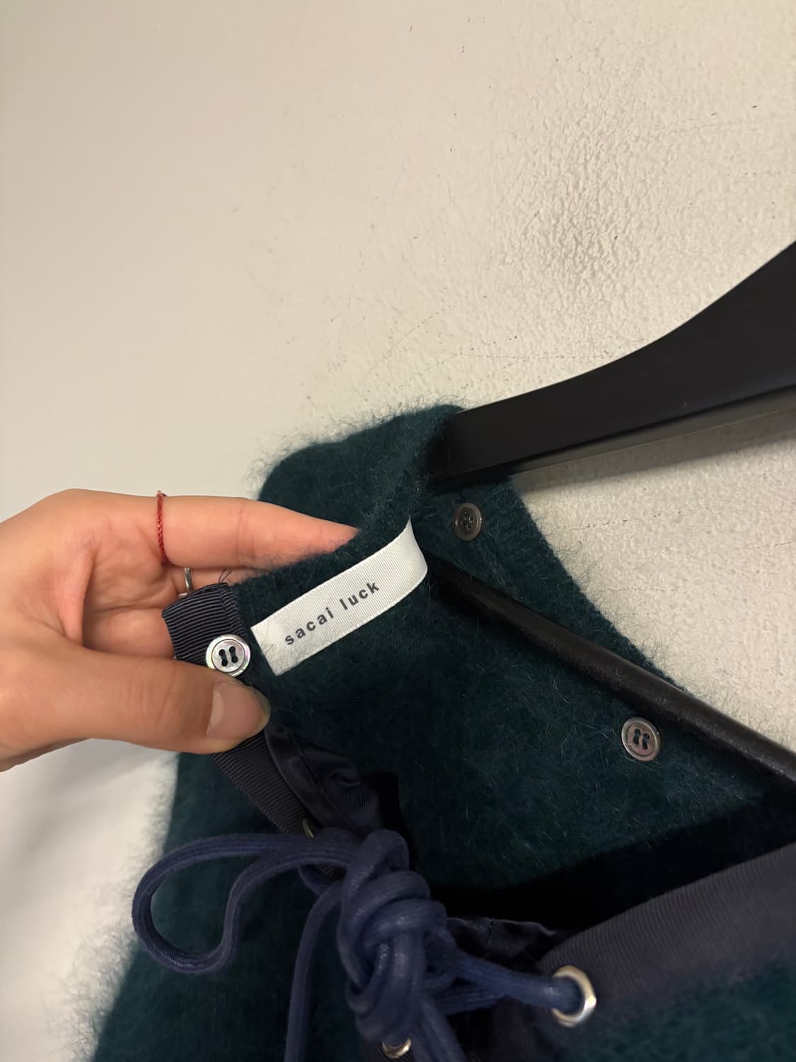 SACAI LUCK lace up angora knit 상품이미지7