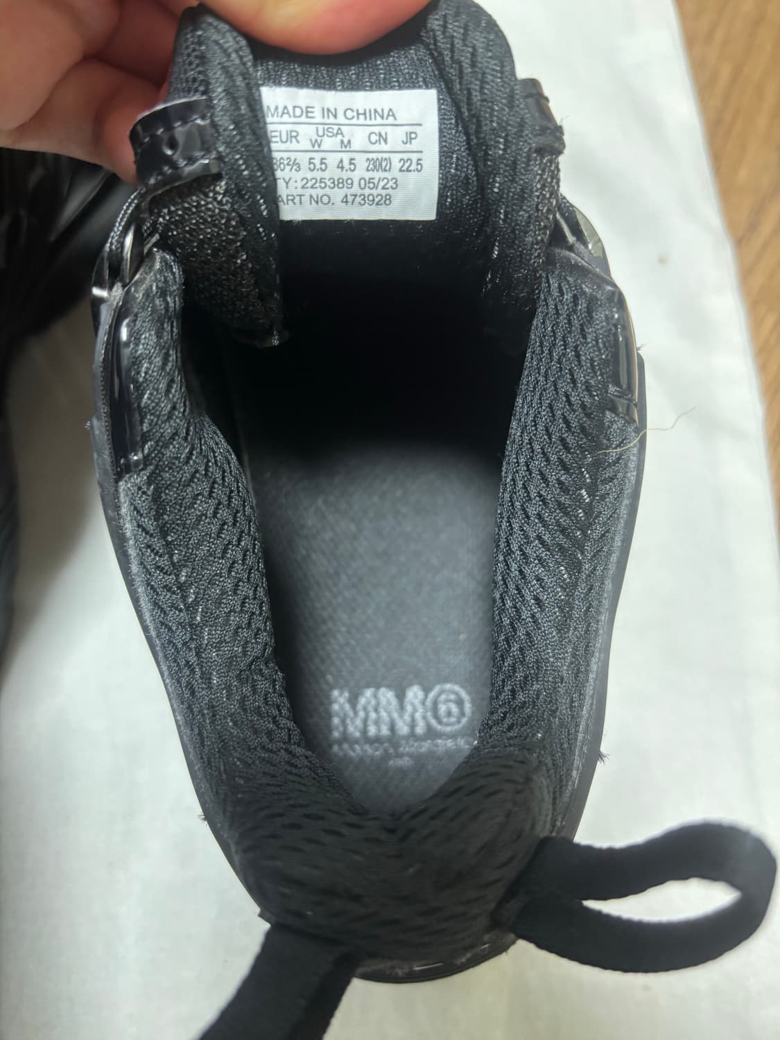 살로몬 x MM6 메종 마르지엘라 ACS 프로 블랙 230 상품이미지6