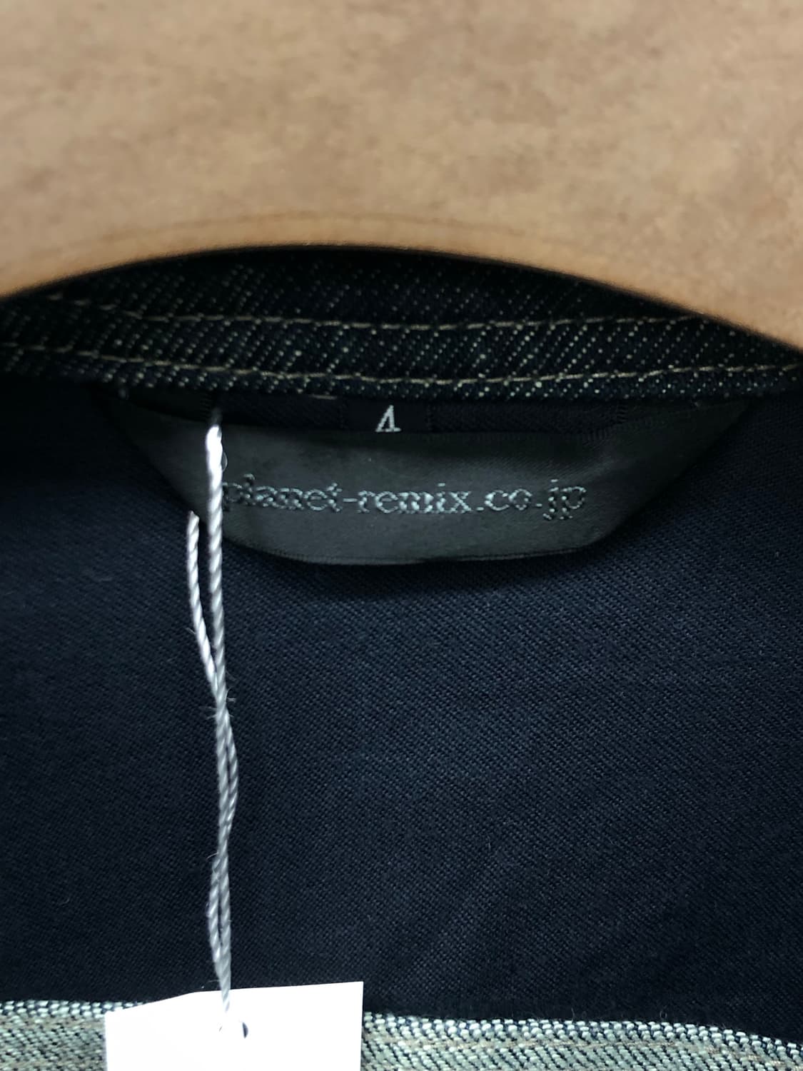 planet remix co.jp 트위드 데님 자켓 상품이미지3