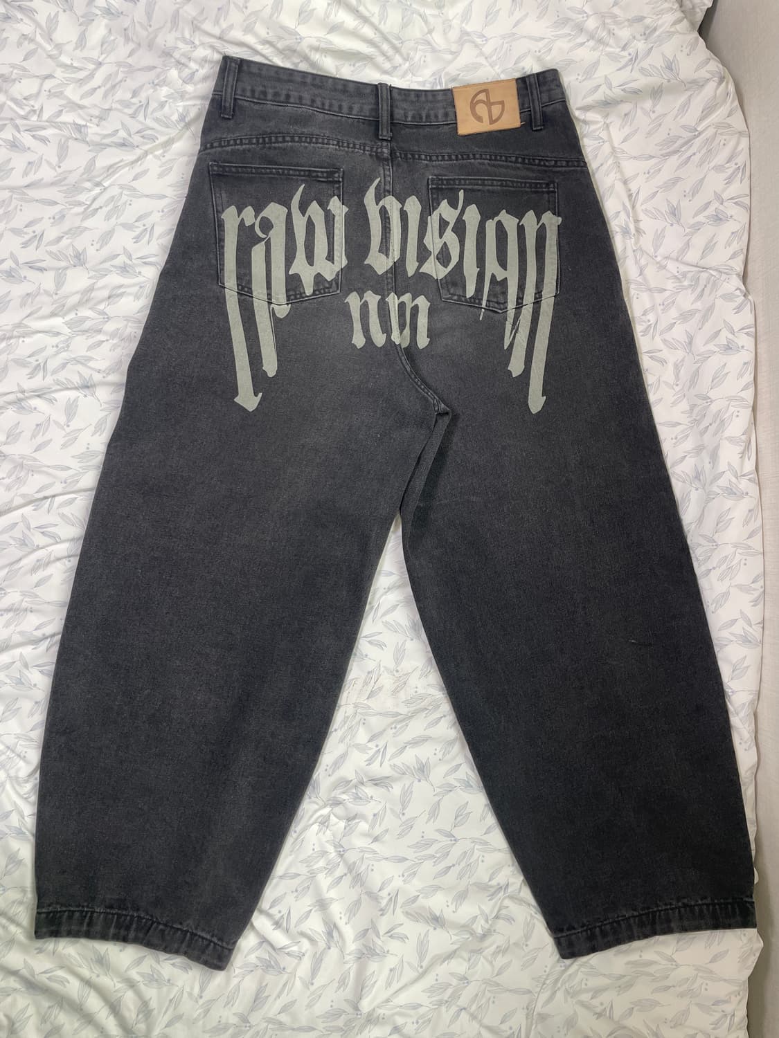 노매뉴얼 와이드 데님 팬츠 상품이미지2