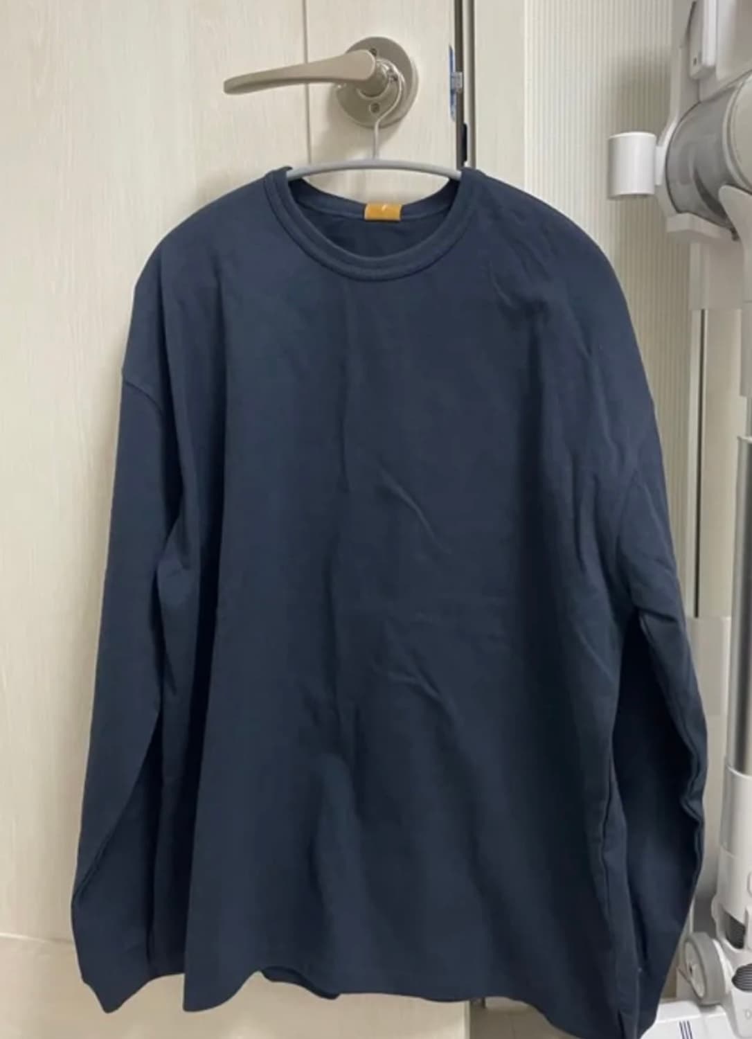 (L) 프리즘웍스 OG 더블 립 롱슬리브 긴팔 티셔츠 네이비 상품이미지1