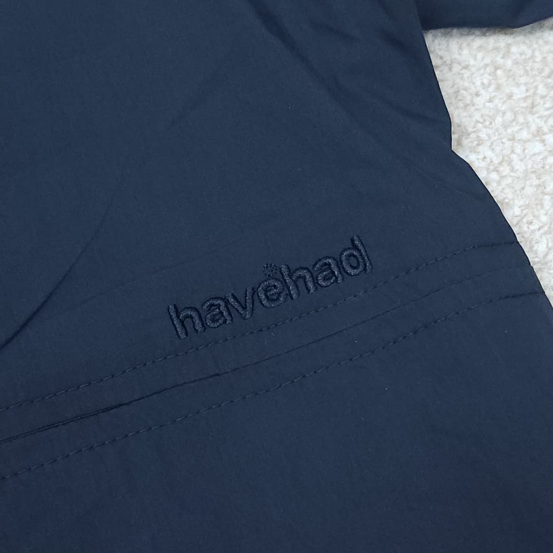 (2)해브해드 남자 나일론 반팔 여름 티셔츠 네이비 상품이미지5