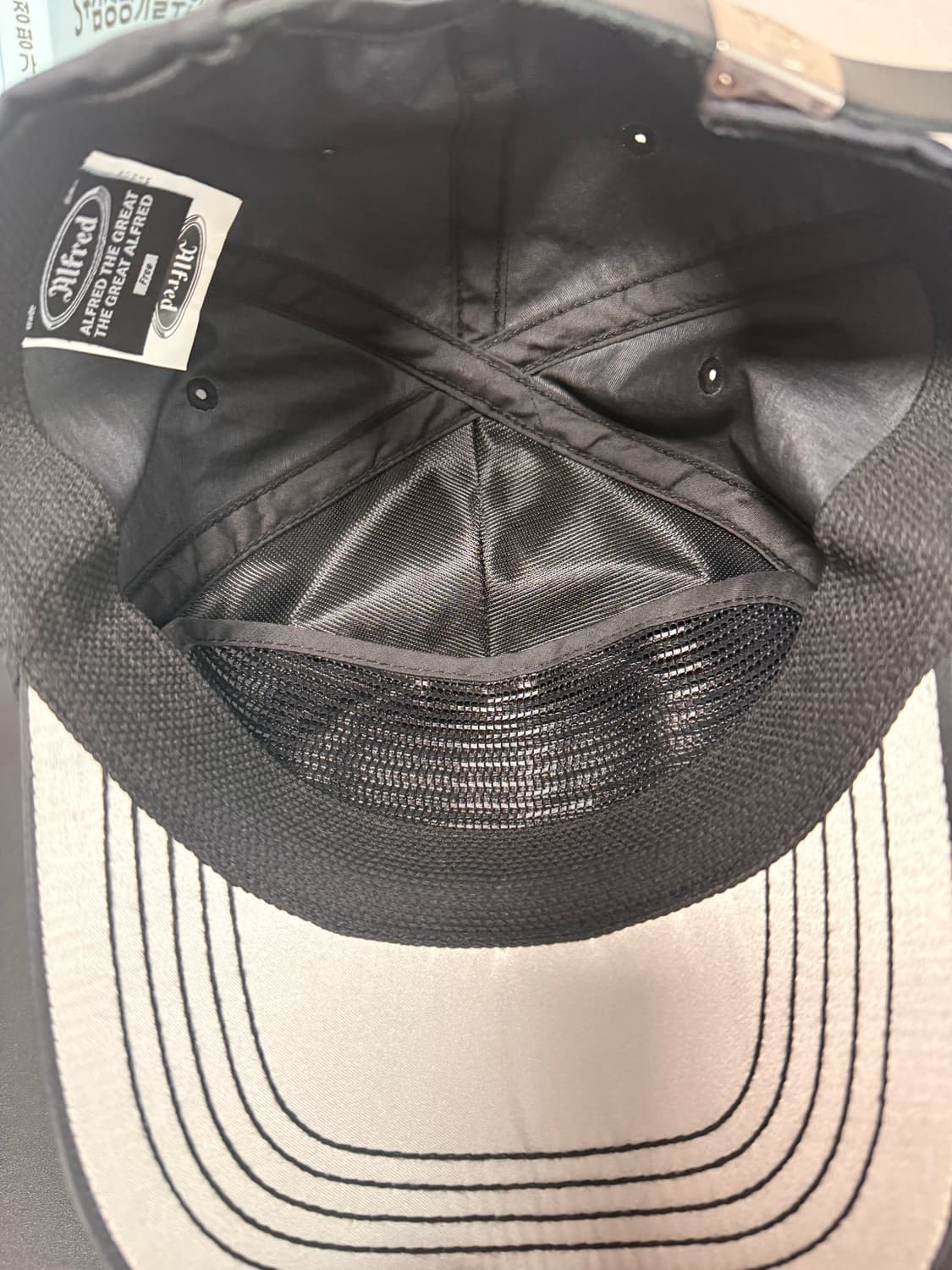 헤리티지플로스 알프레드 나일론 캡 블랙 상품이미지3