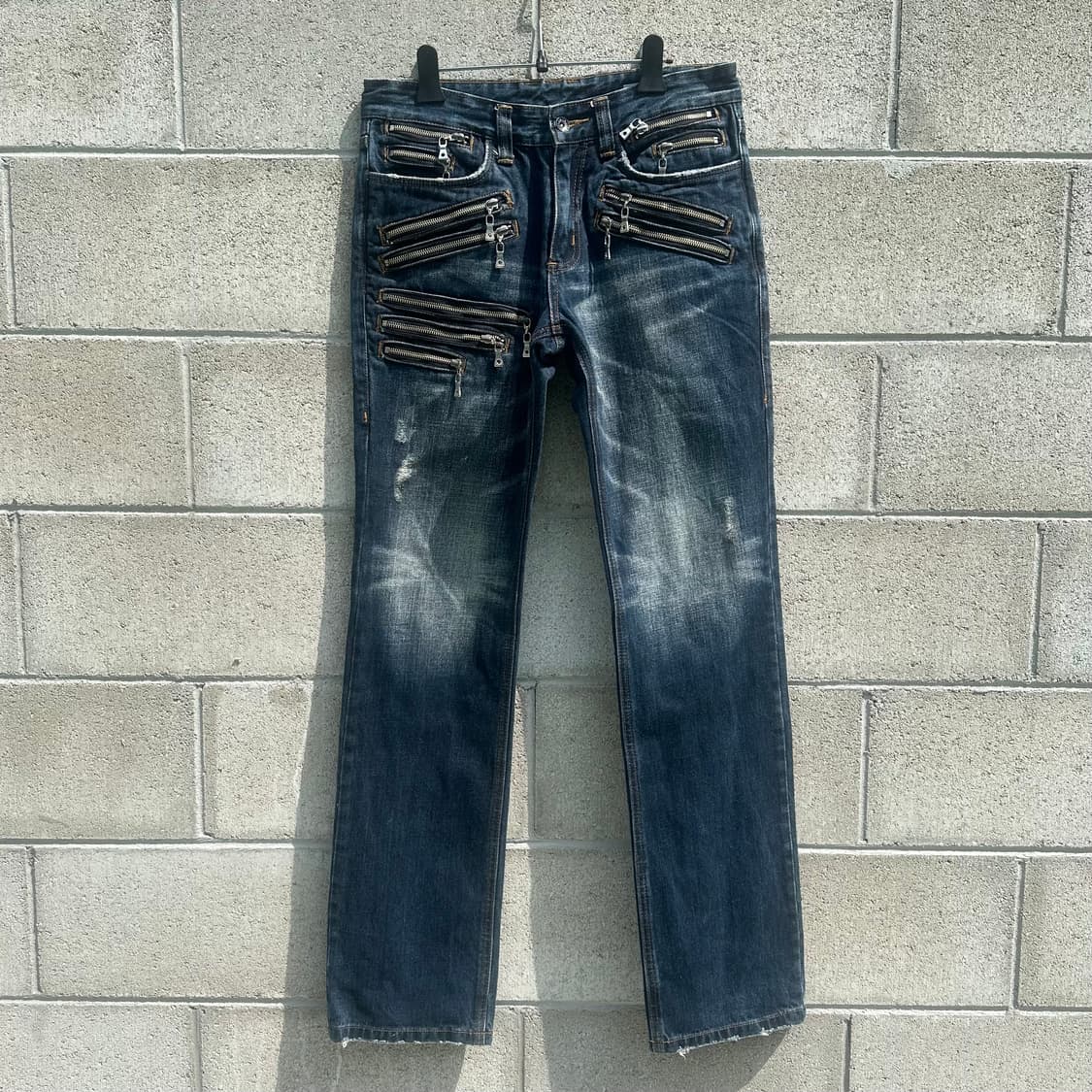 semantic design multi zipper jeans 상품이미지1