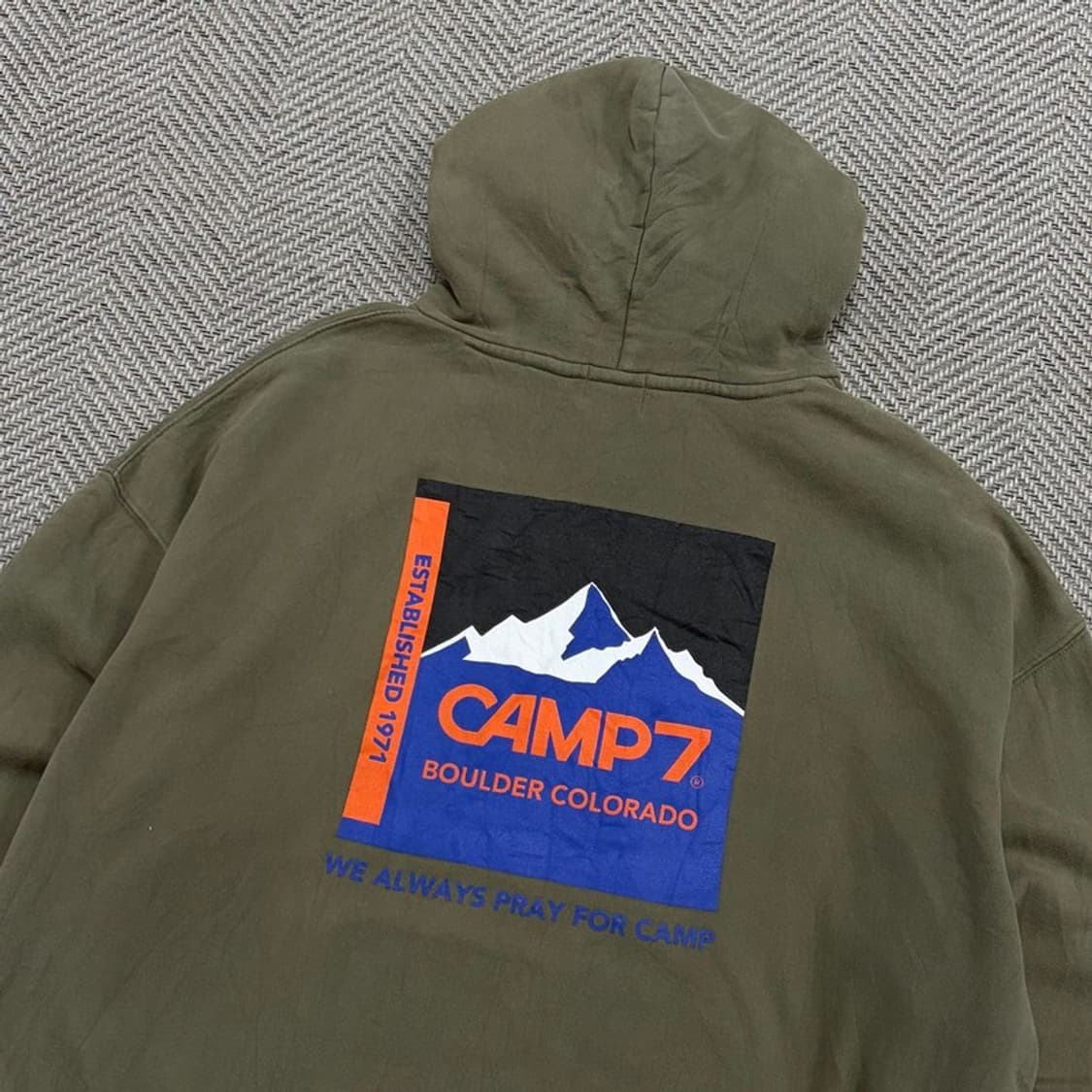 CAMP7 프린팅 후드티 v4035 상품이미지4