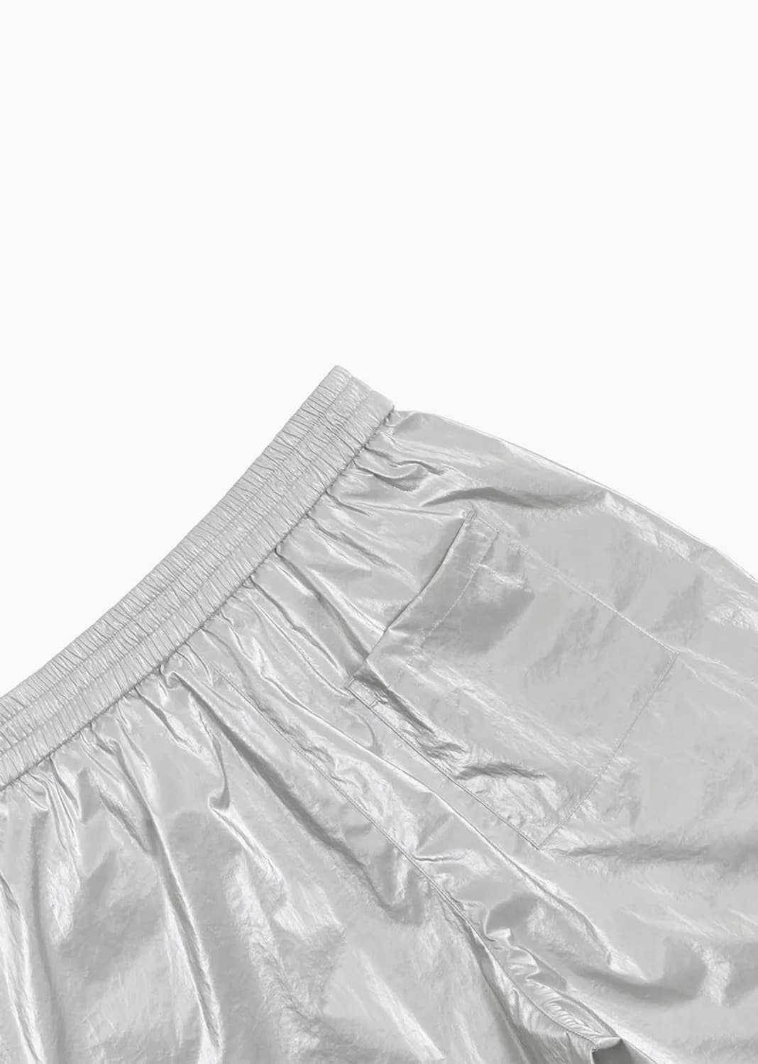 [아모멘토]AMOMENTO SILVER FOIL SHORTS /실버쇼츠 상품이미지8