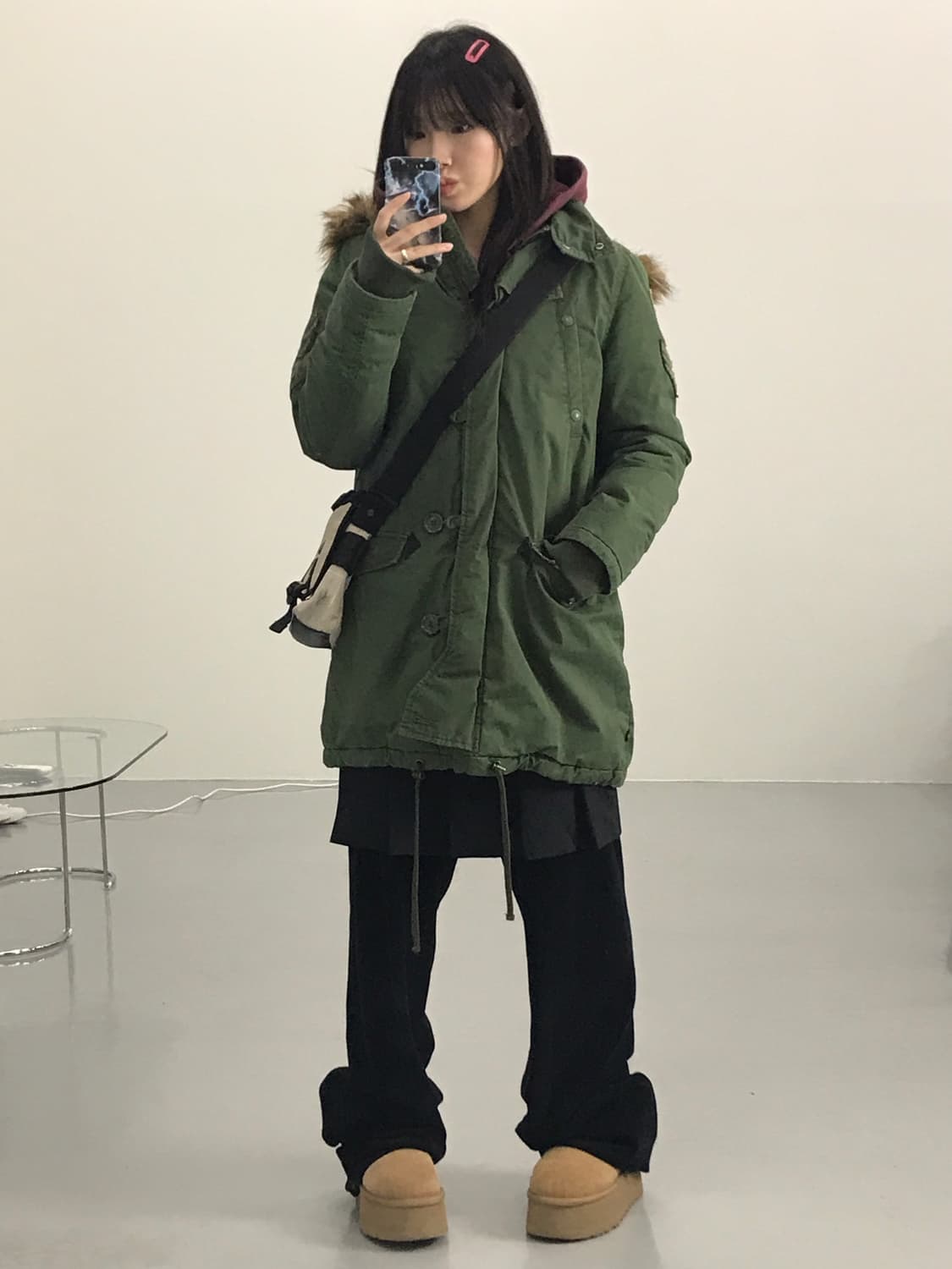 Levi's military bomber midi jacket 상품이미지2