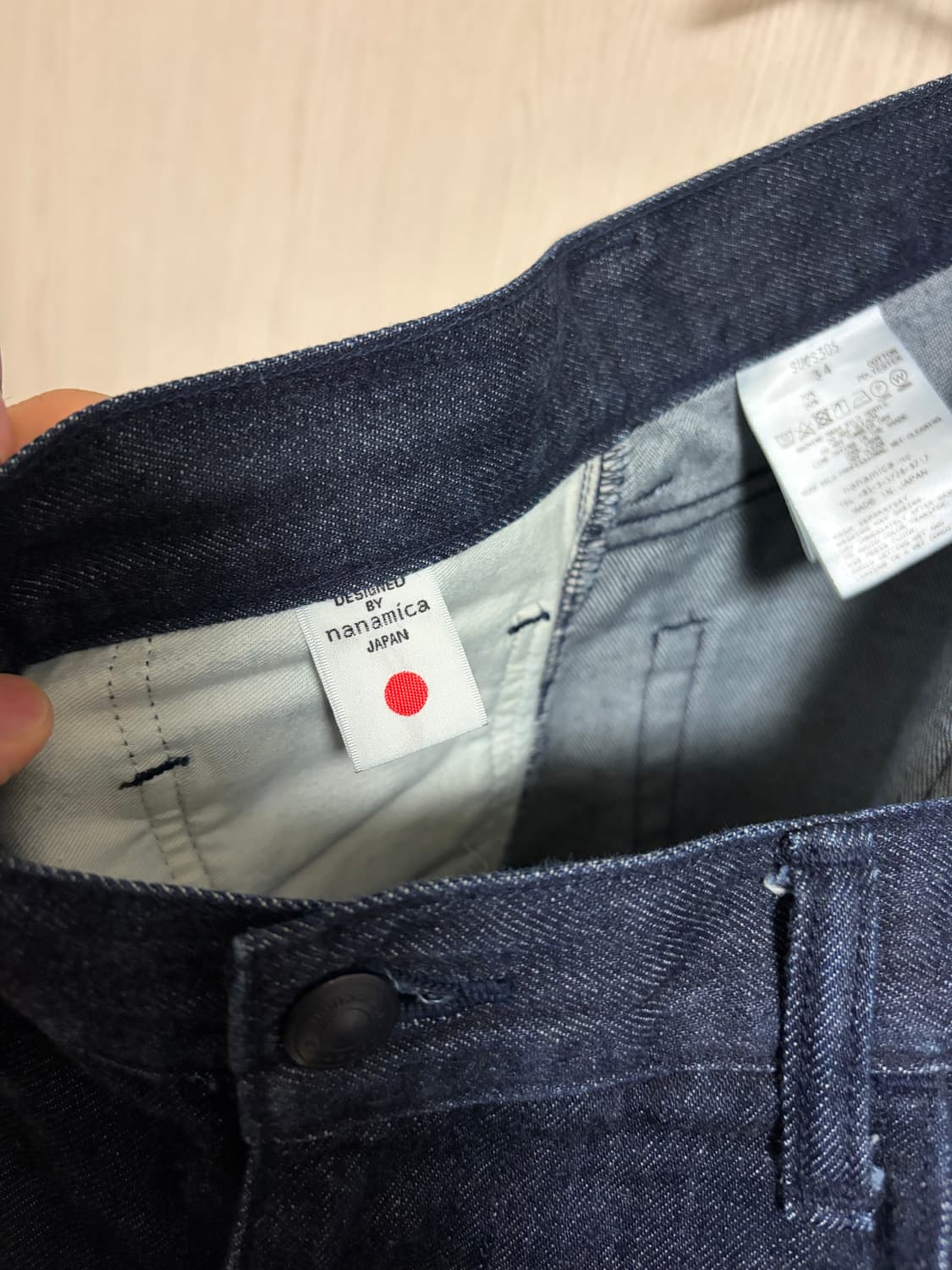 Nanamica 5p straight denim indigo 34size 상품이미지5
