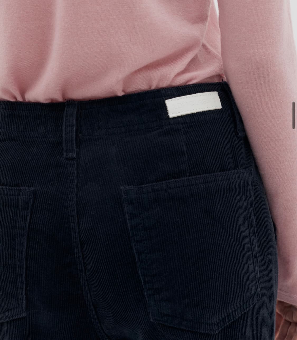 로우클래식 로클 코듀로이 부츠컷 팬츠 네이비 상품이미지4