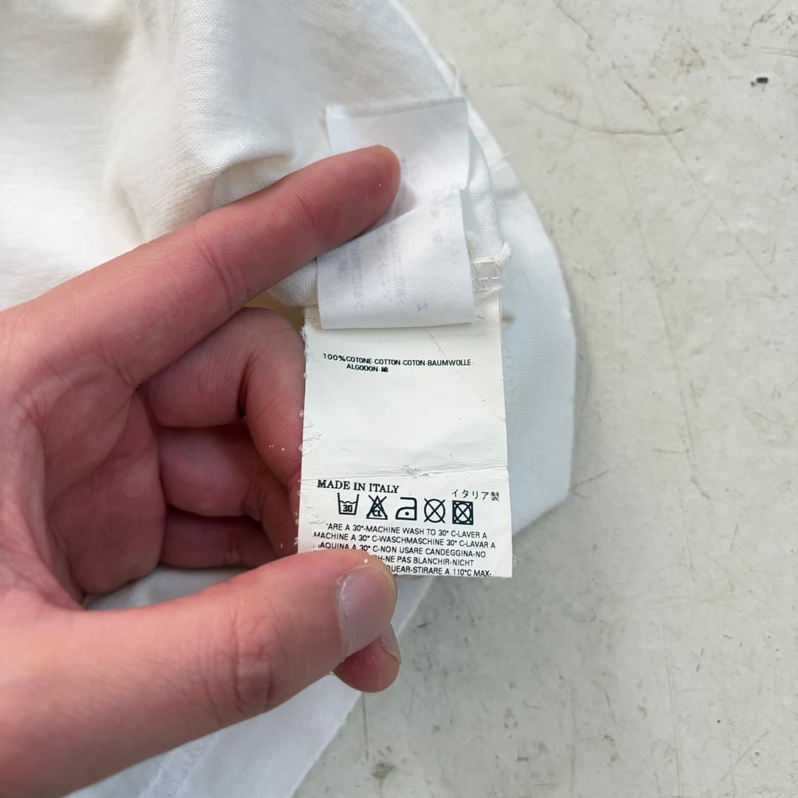 디스퀘어드 빈티지 링거 반팔티 S 상품이미지7