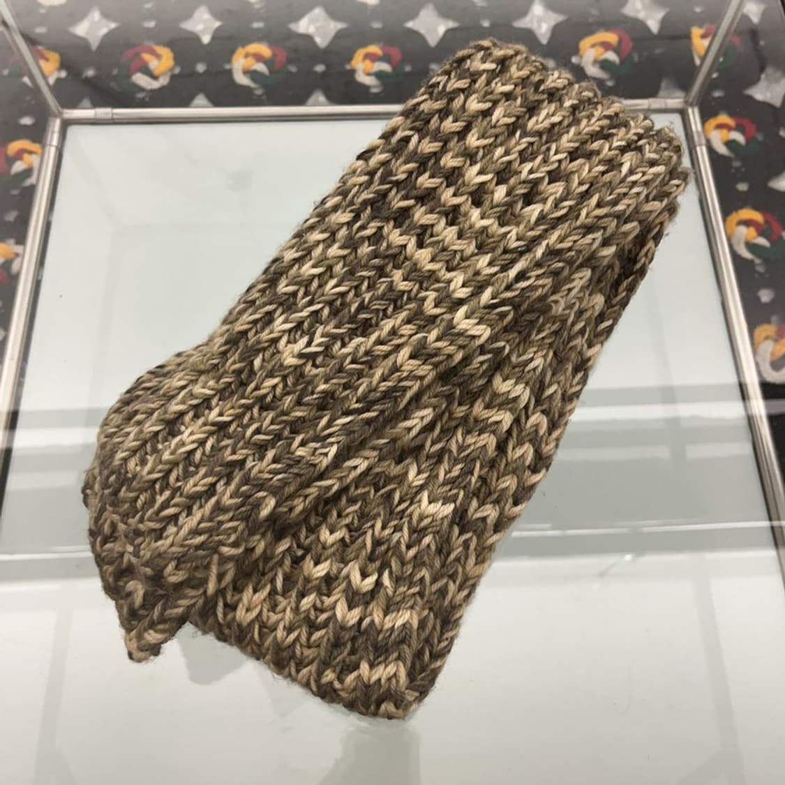 빈티지 폭닥 뜨개 니트 목도리 C07956 상품이미지3