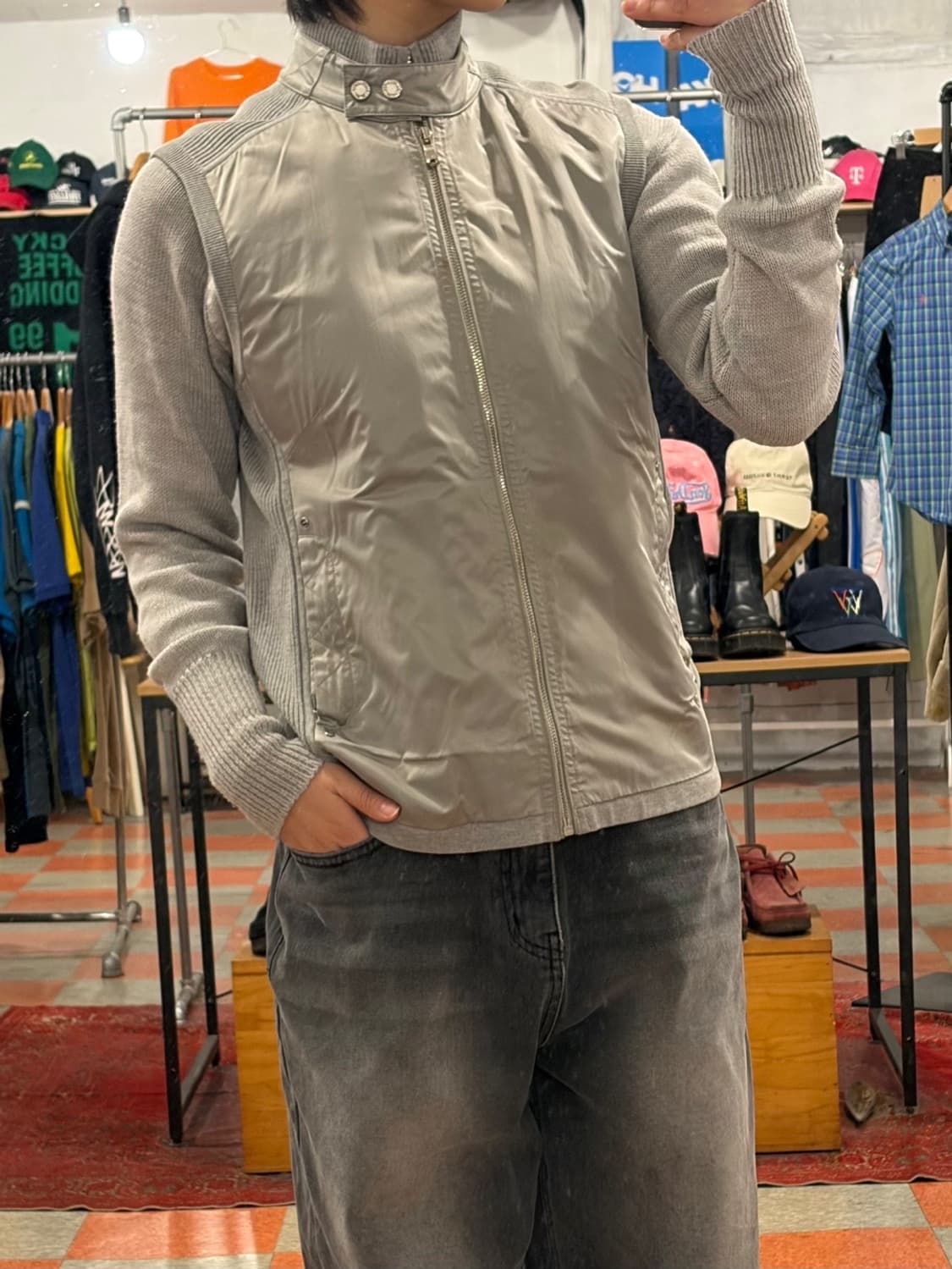 폴로 골프조끼(뒷면 니트재질) 상품이미지1