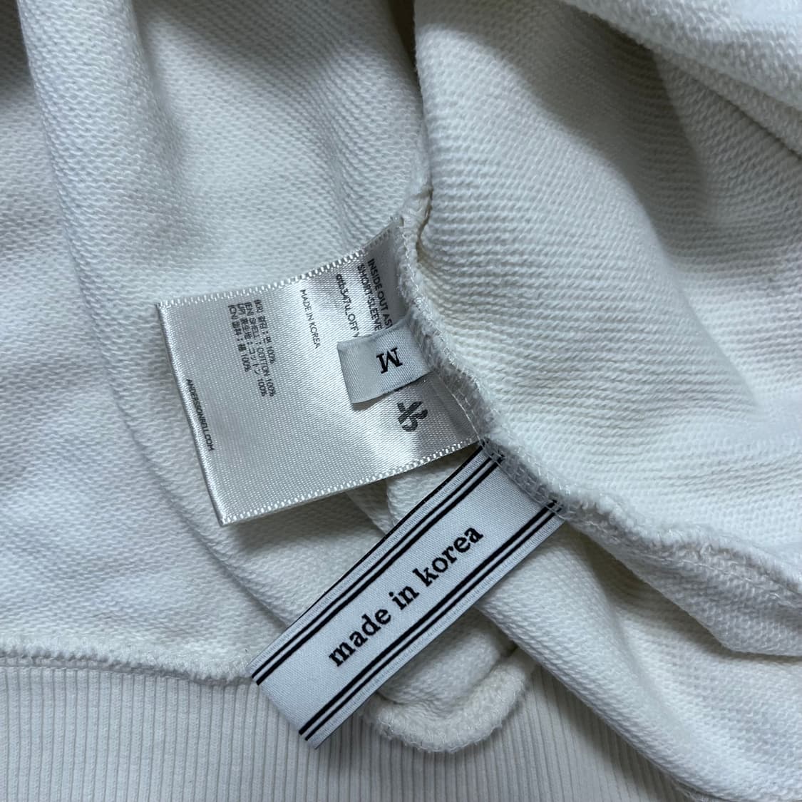 Andersson Bell white overlock t-shirt 상품이미지7