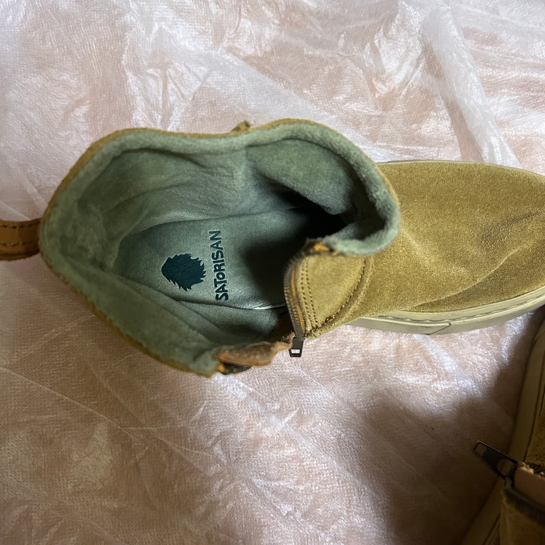 [사토리산] 머라키 로우 스웨이드 미드브라 운 부츠 워커 상품이미지8