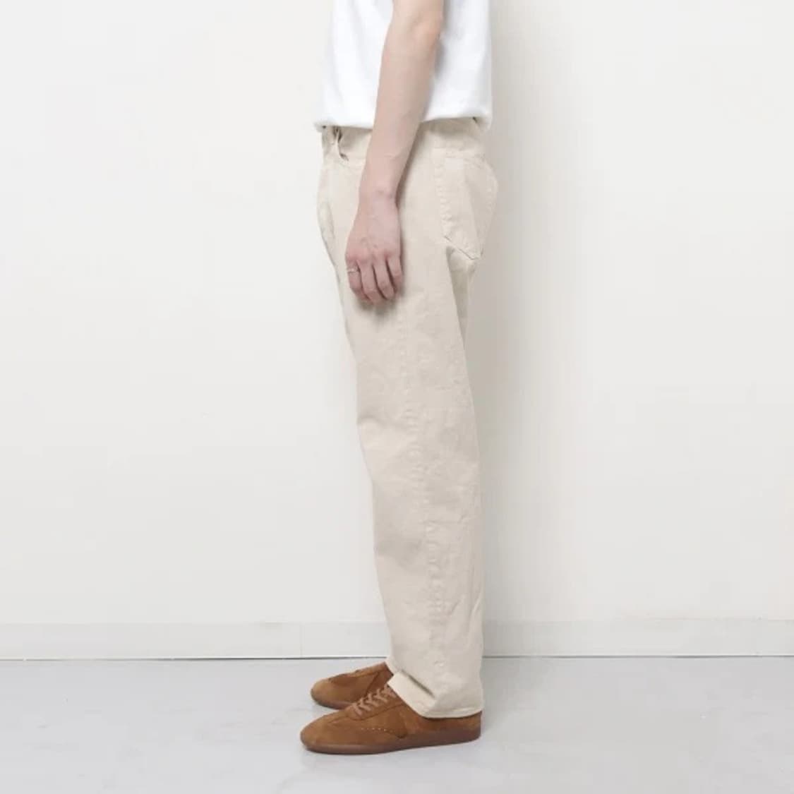 아프레쎄 워시드 데님 팬츠 에크루 32사이즈 판매합니다 상품이미지5