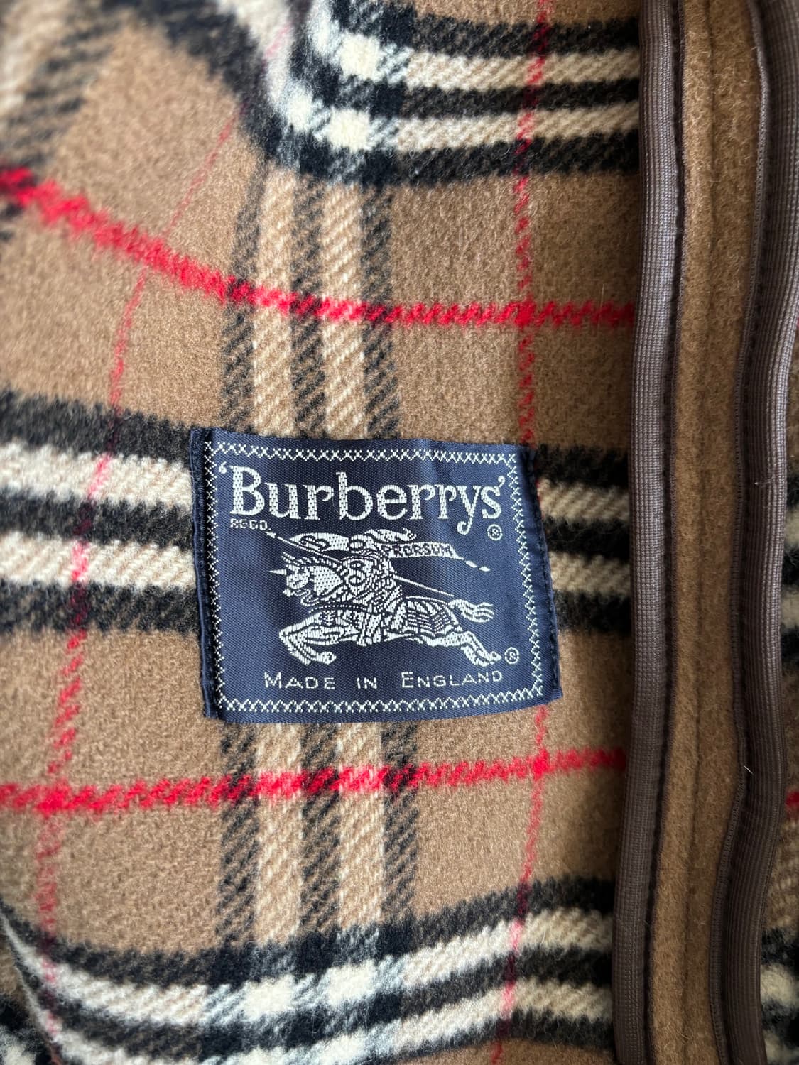Burberry 버버리 브라운 후드 더플코트 상품이미지7
