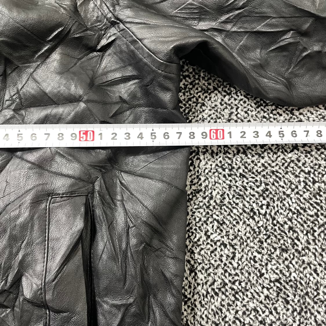 빈티지9. 일본빈티지 퍼킹어썸 필름 스트립 자켓 봄버 가죽 스트릿 상품이미지5