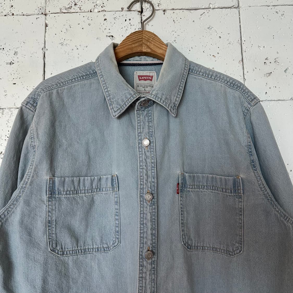 L 리바이스 데님 셔츠 상품이미지2