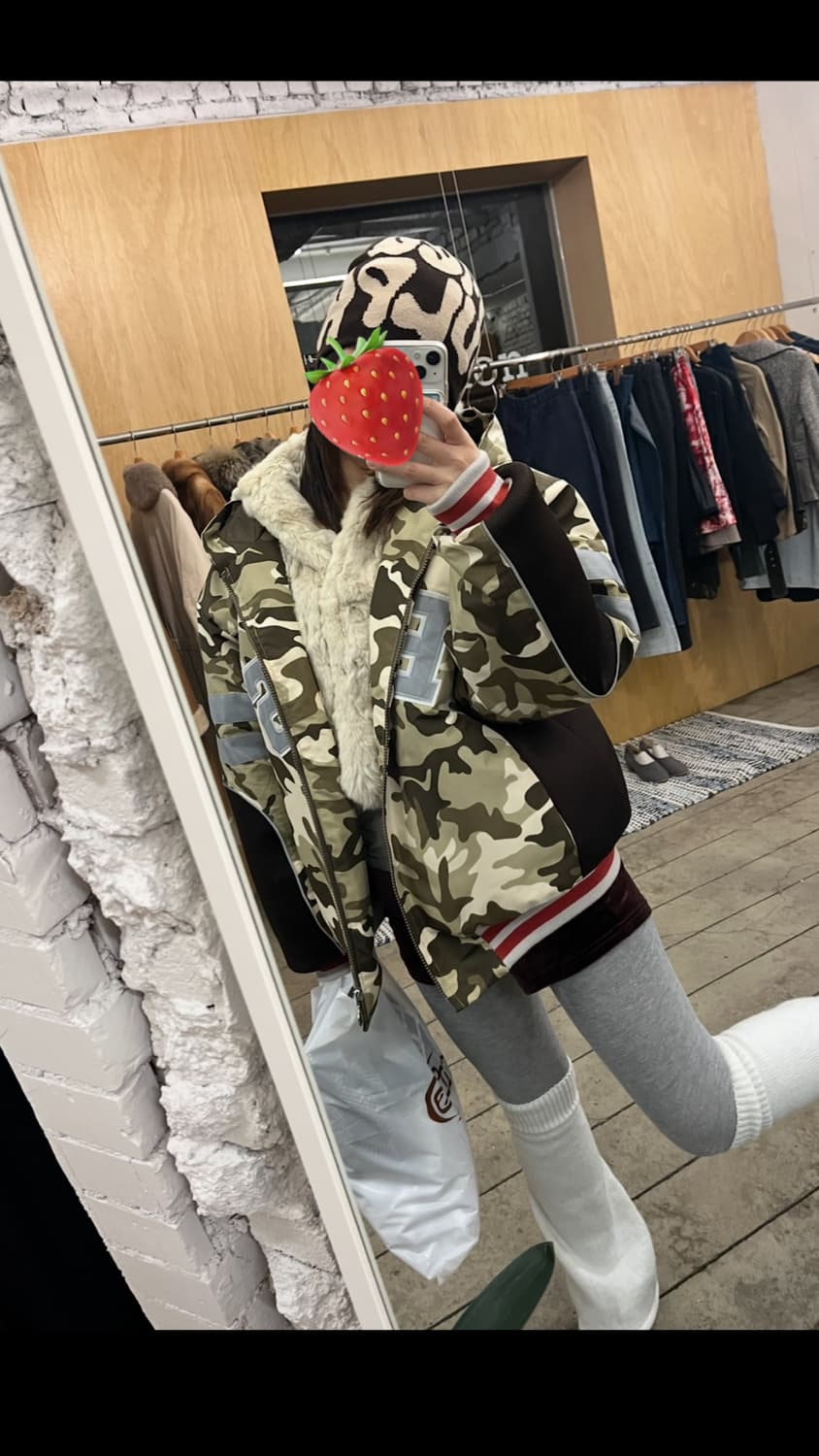 Ersco 이알에스코 A.F 스타디움 점퍼 카모 상품이미지2