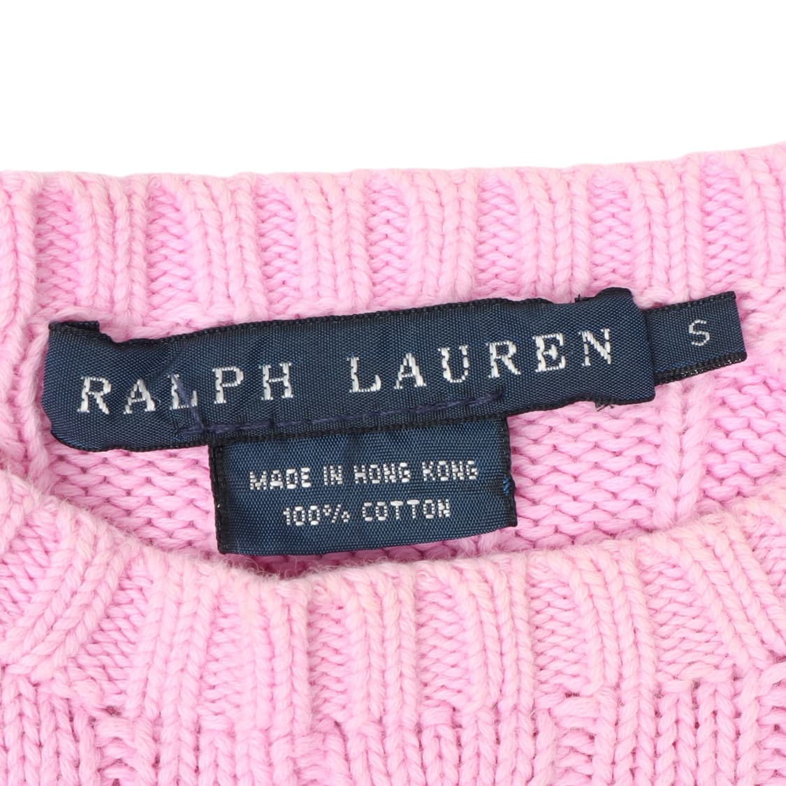폴로 랄프로렌 라이트 핑크 케이블 니트 상품이미지8