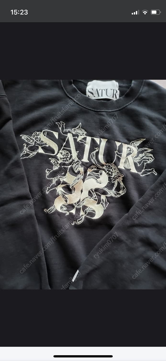 세터 24FW 엔젤그래픽 자수 맨투맨 스웨트셔츠 L 상품이미지3