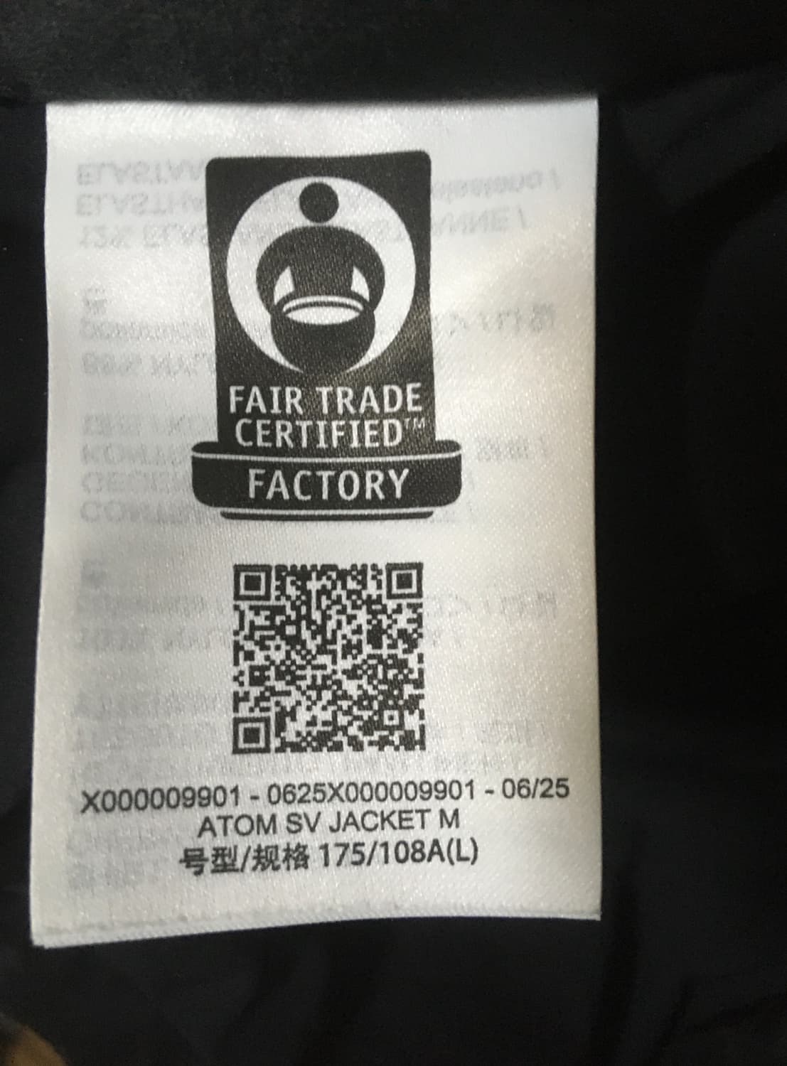 아크테릭스 FW25 아톰SV 자켓 블랙 판매합니다 상품이미지9