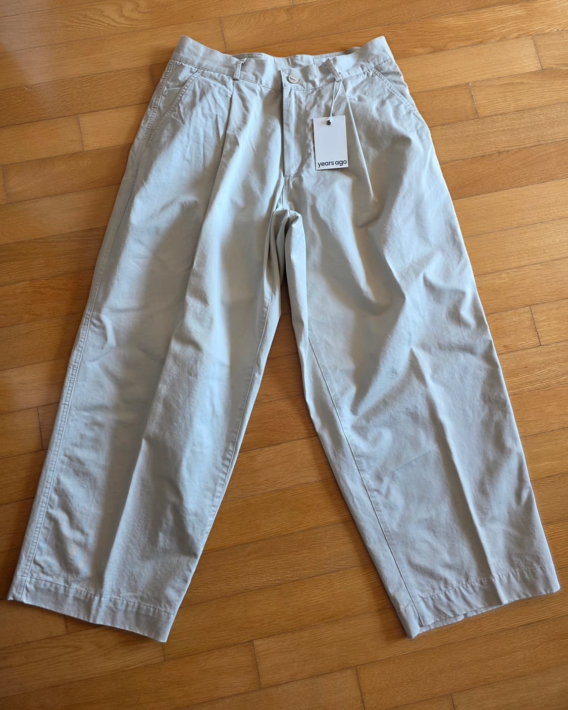 이얼즈어고 24ss Y-959 Drill One Tuck 와이드 치노 L 상품이미지3