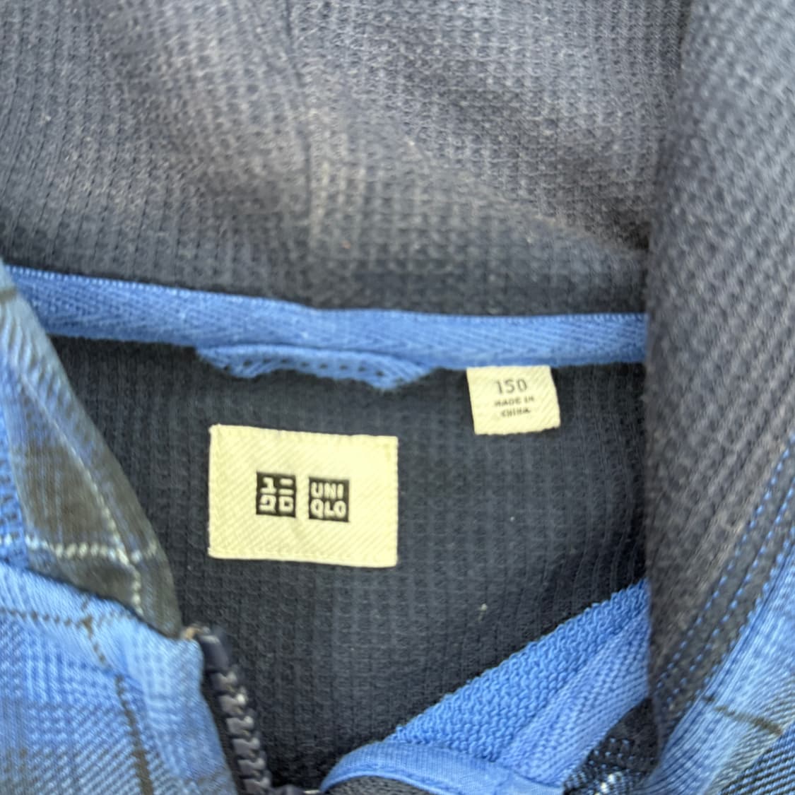 유니클로 배색 후드집업 상품이미지6