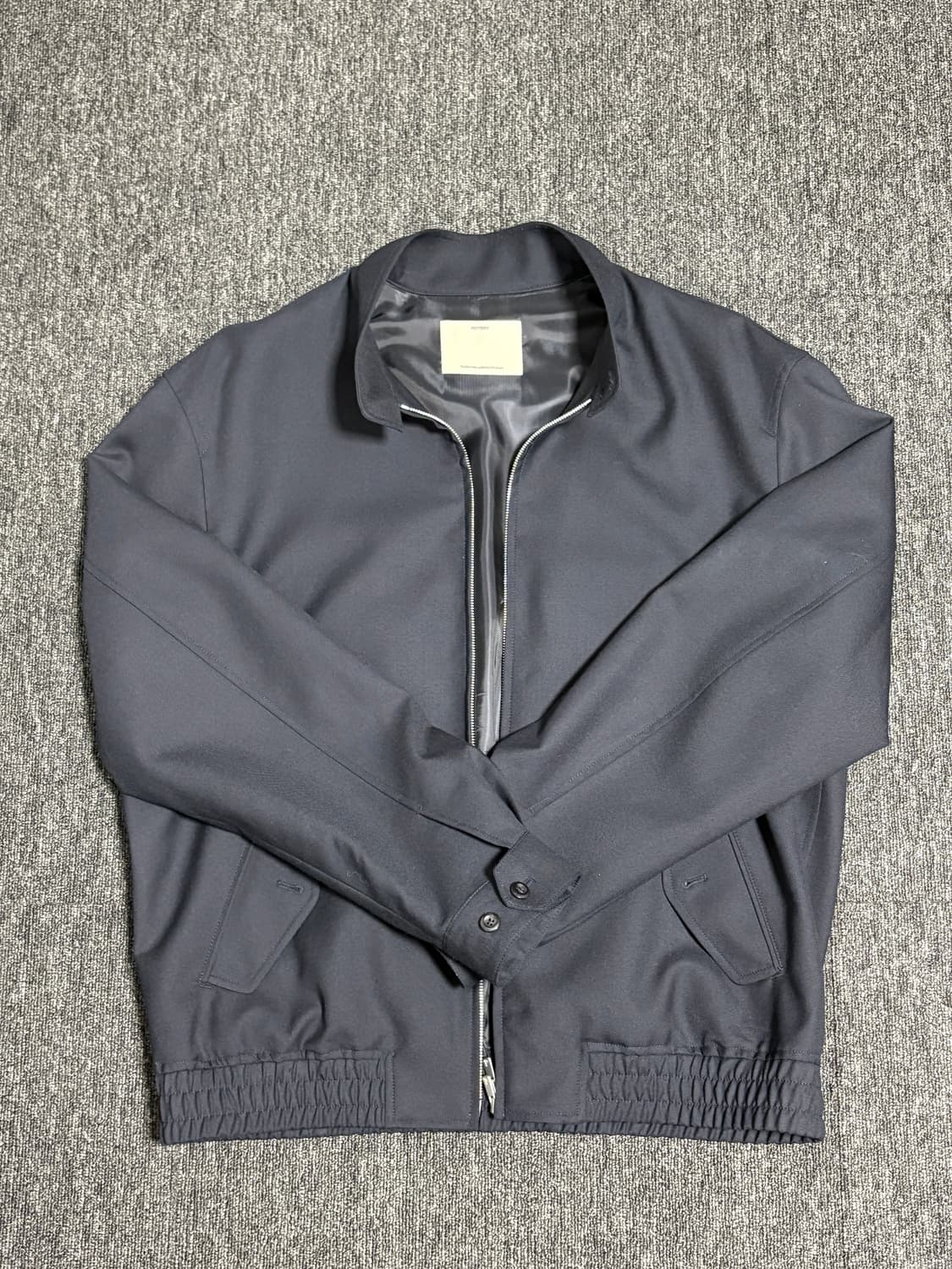 포터리 개버딘 울 해링턴 자켓 네이비 3 105 상품이미지2