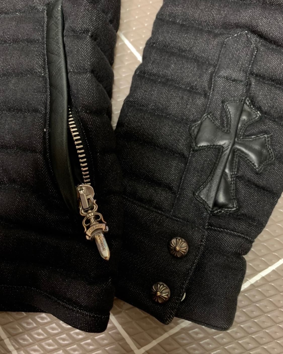 크롬하츠 퀄팅 패딩자켓 (L/상태극상) 상품이미지4