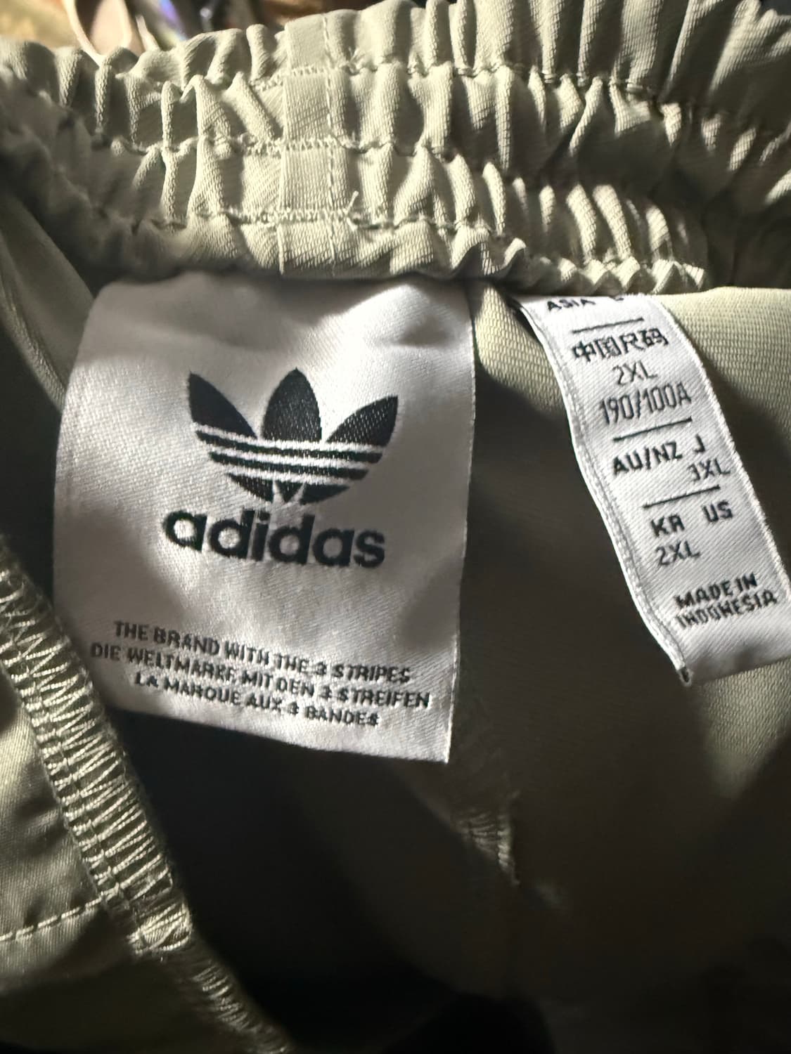 아디다스 파라슈트 팬츠 베이지 2xl 상품이미지2