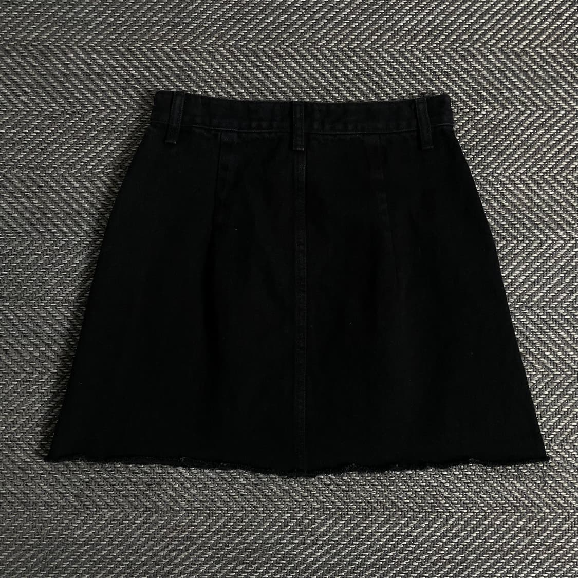 빈티지 블랙 데님 커팅 데님 스커트y 3326 상품이미지3