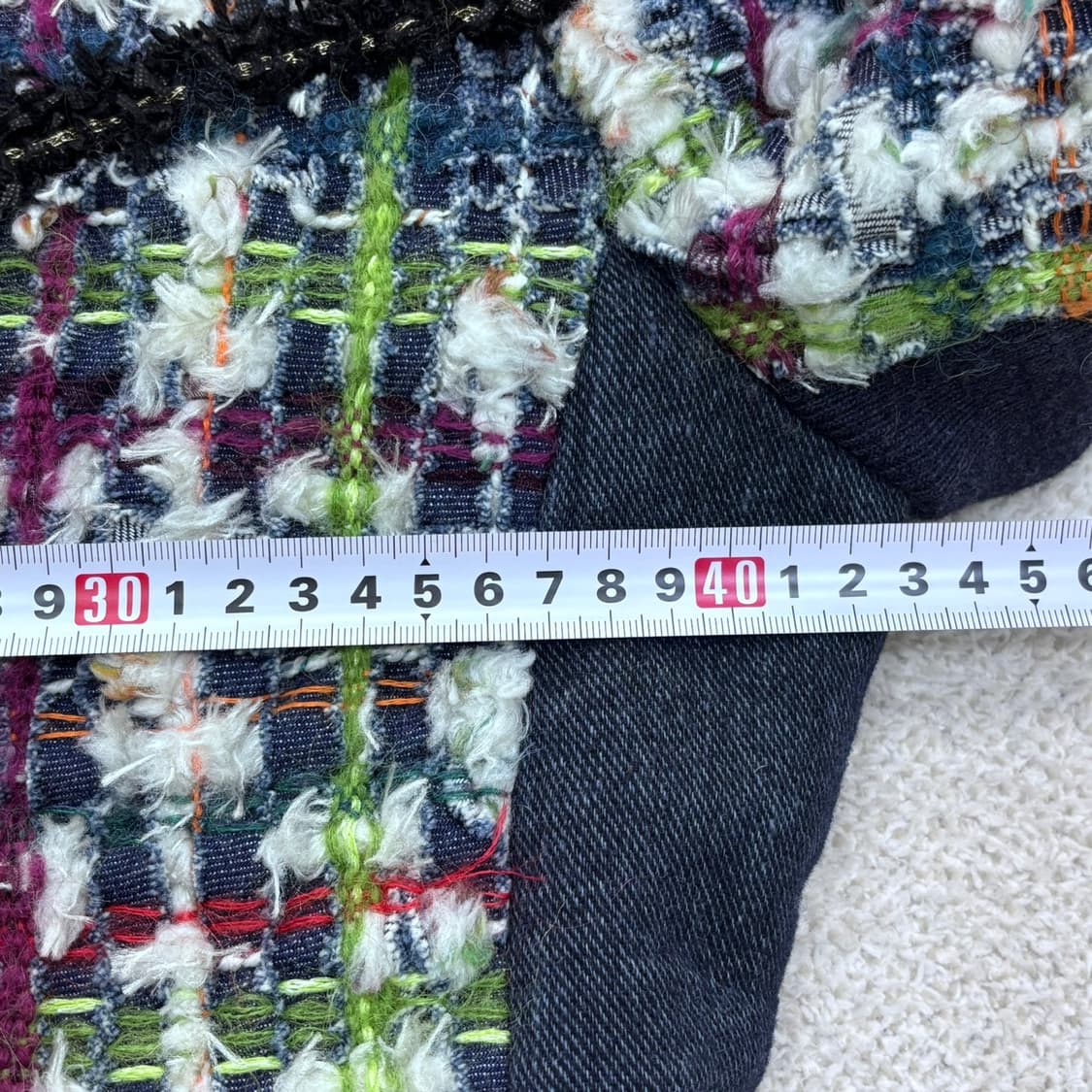 1 한섬 오브제 여성 트위드 자켓 0410E 상품이미지6