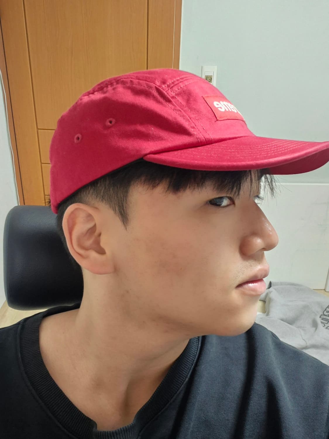 슈프림모자 레드색상 상품이미지5