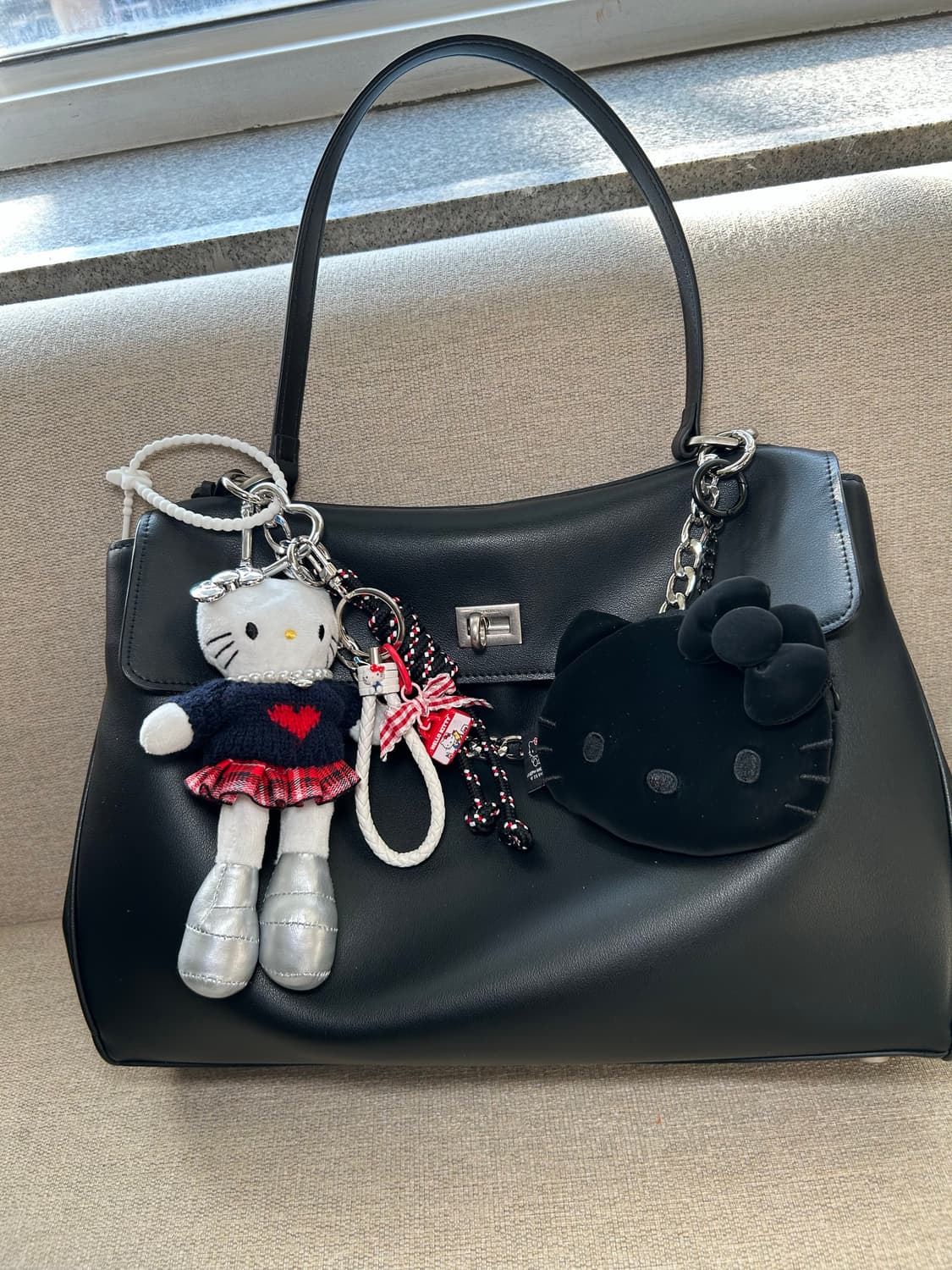 (28)❣️ 롱다리 키티 하트 니트 커스텀 키링 💋 상품이미지4