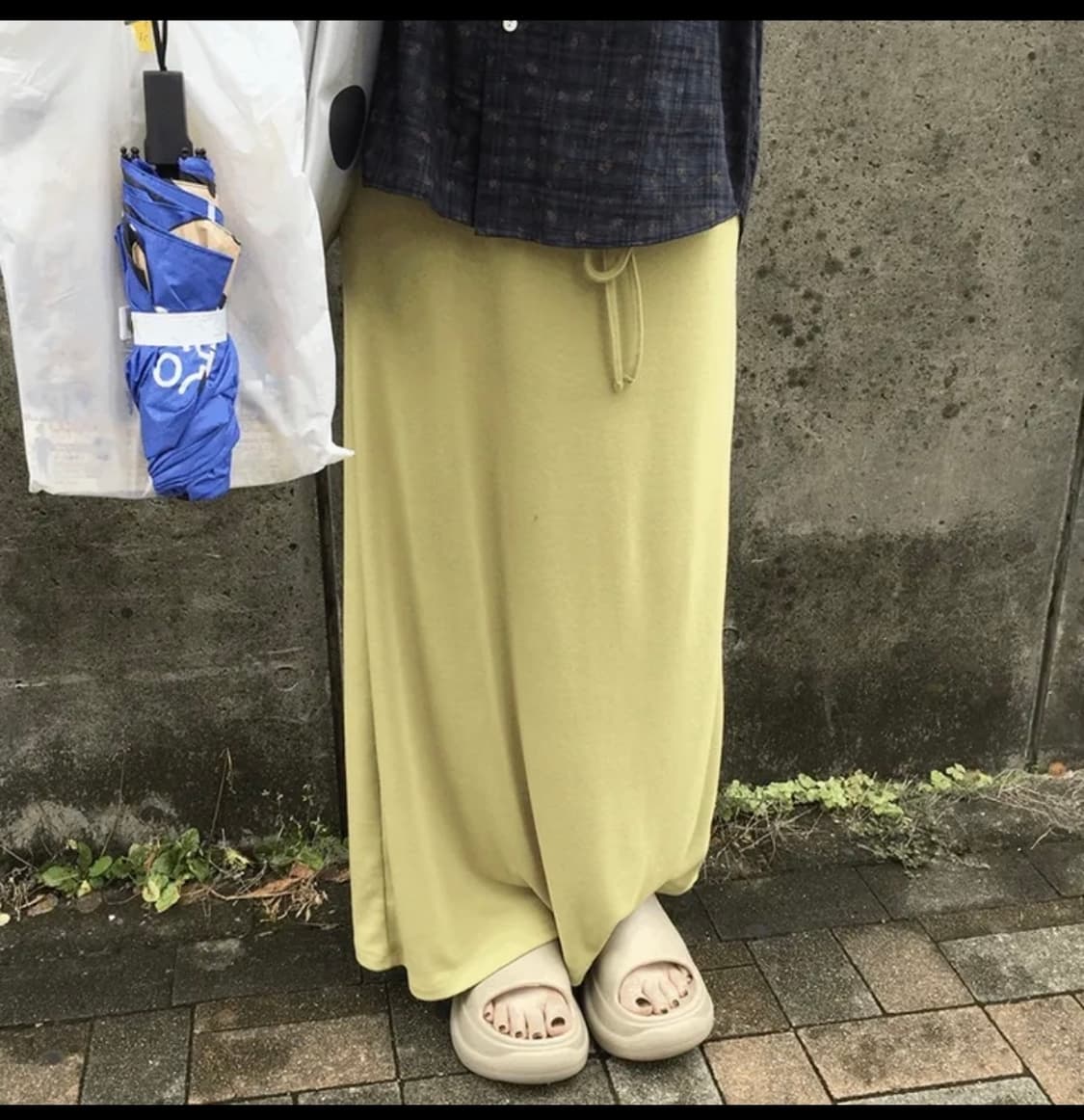브리나 스판 맥시 롱스커트 상품이미지1