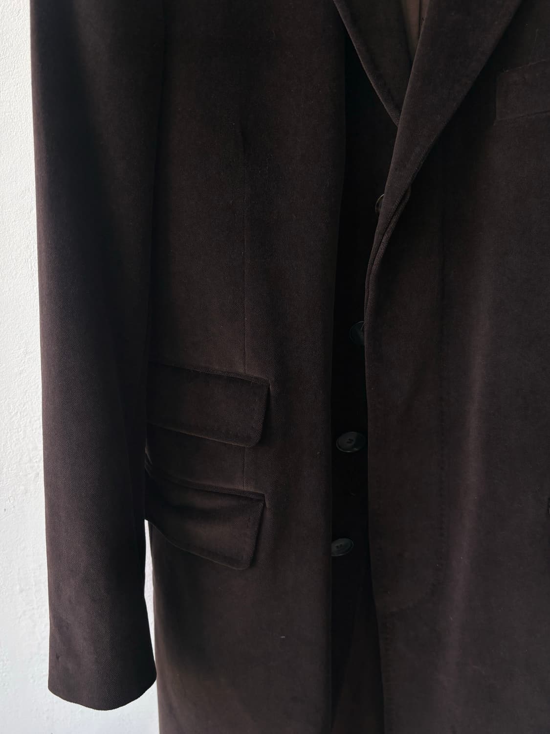 돌체앤가바나 벨벳 테일러드 코트 상품이미지4